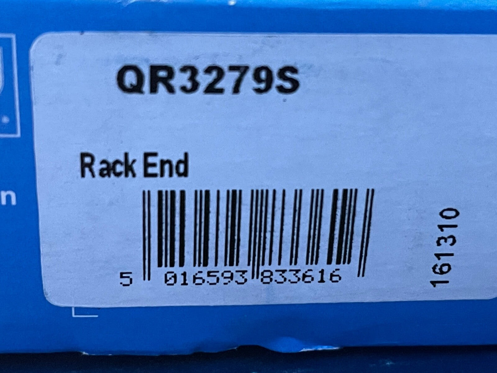 QH QR3279S Tie Rod Inner Rack End fits Toyota