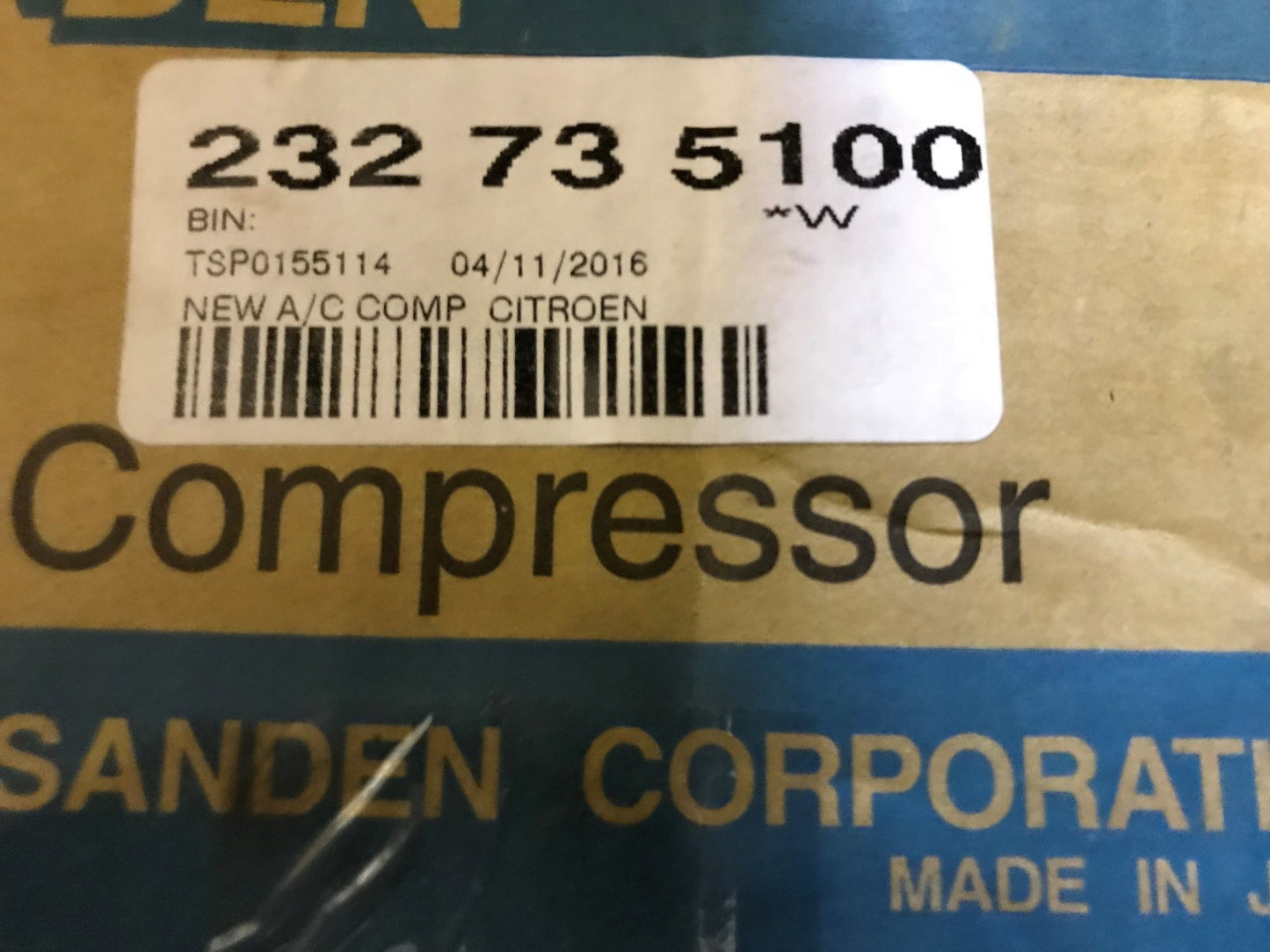 Air Con Compressor for Peugeot 306 106 206 Partner Citroen Saxo Xsara 9616821580