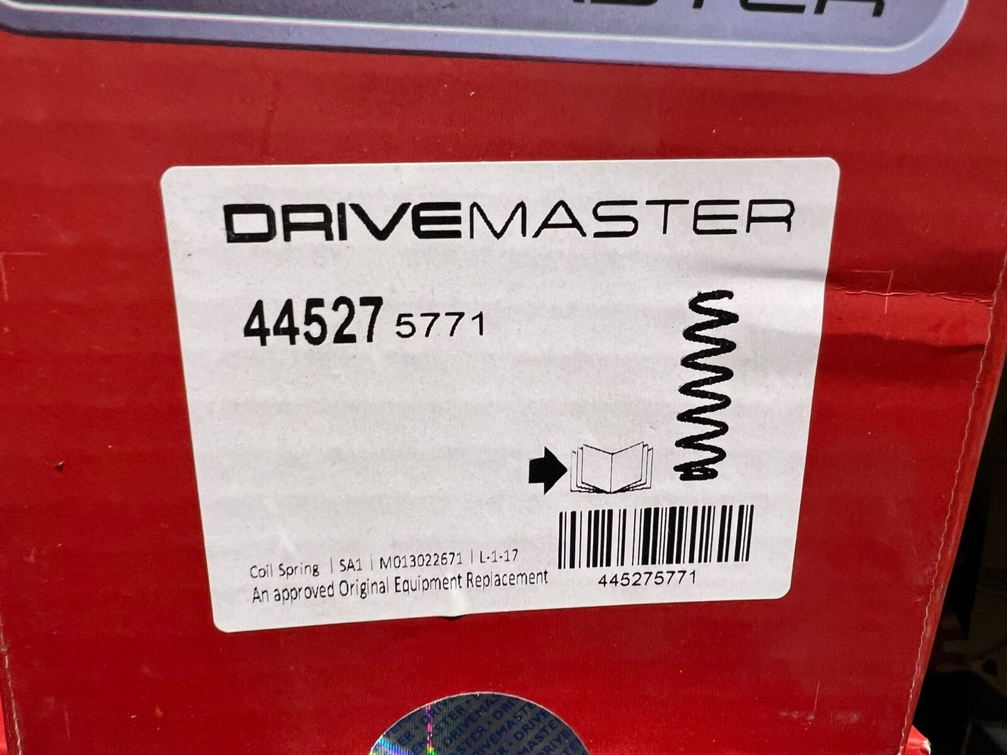 Drivemaster 445275771 Front Coil Spring fits Skoda Octavia