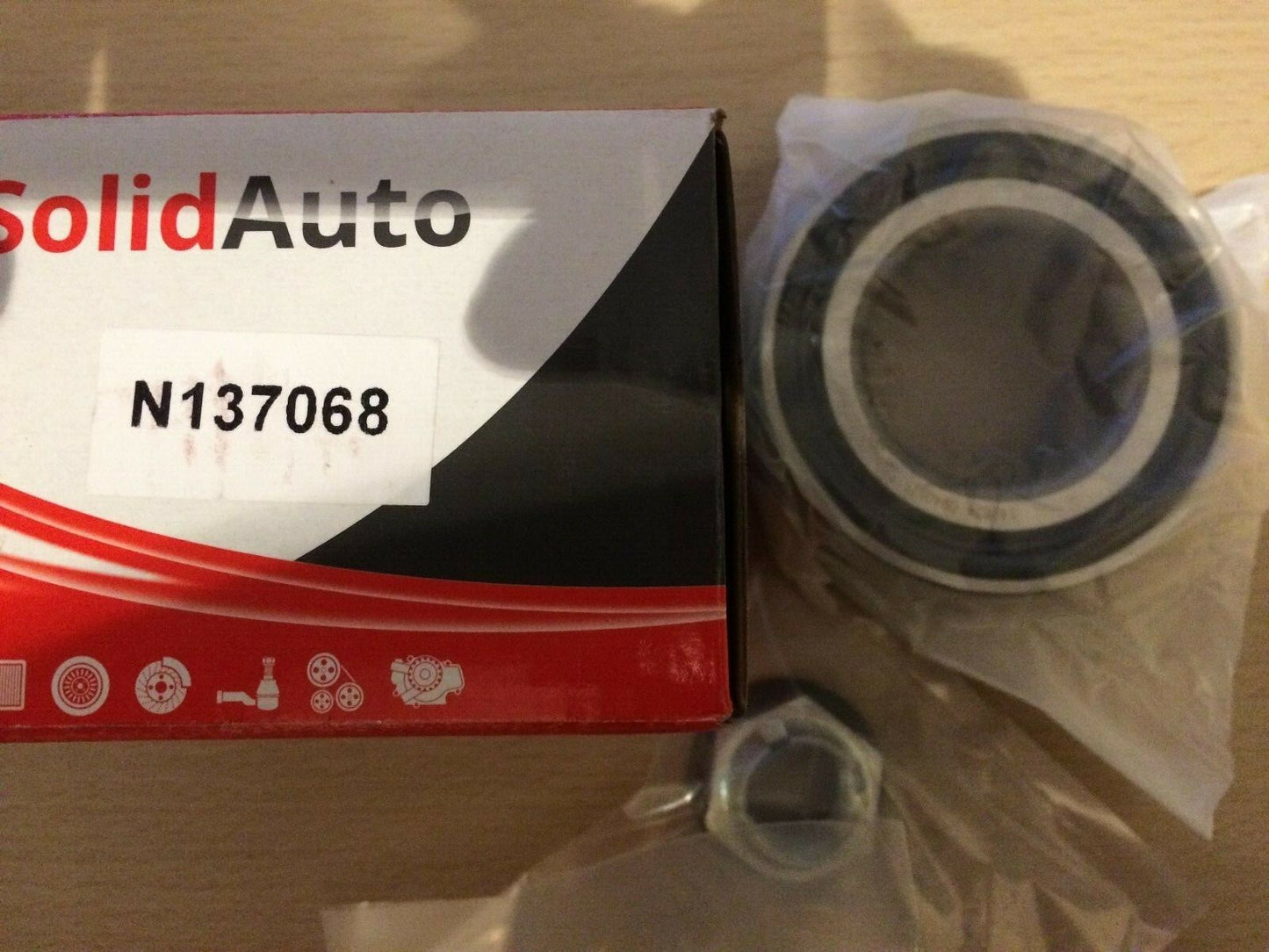 Solid Auto N137068 Front Wheel Bearing Kit