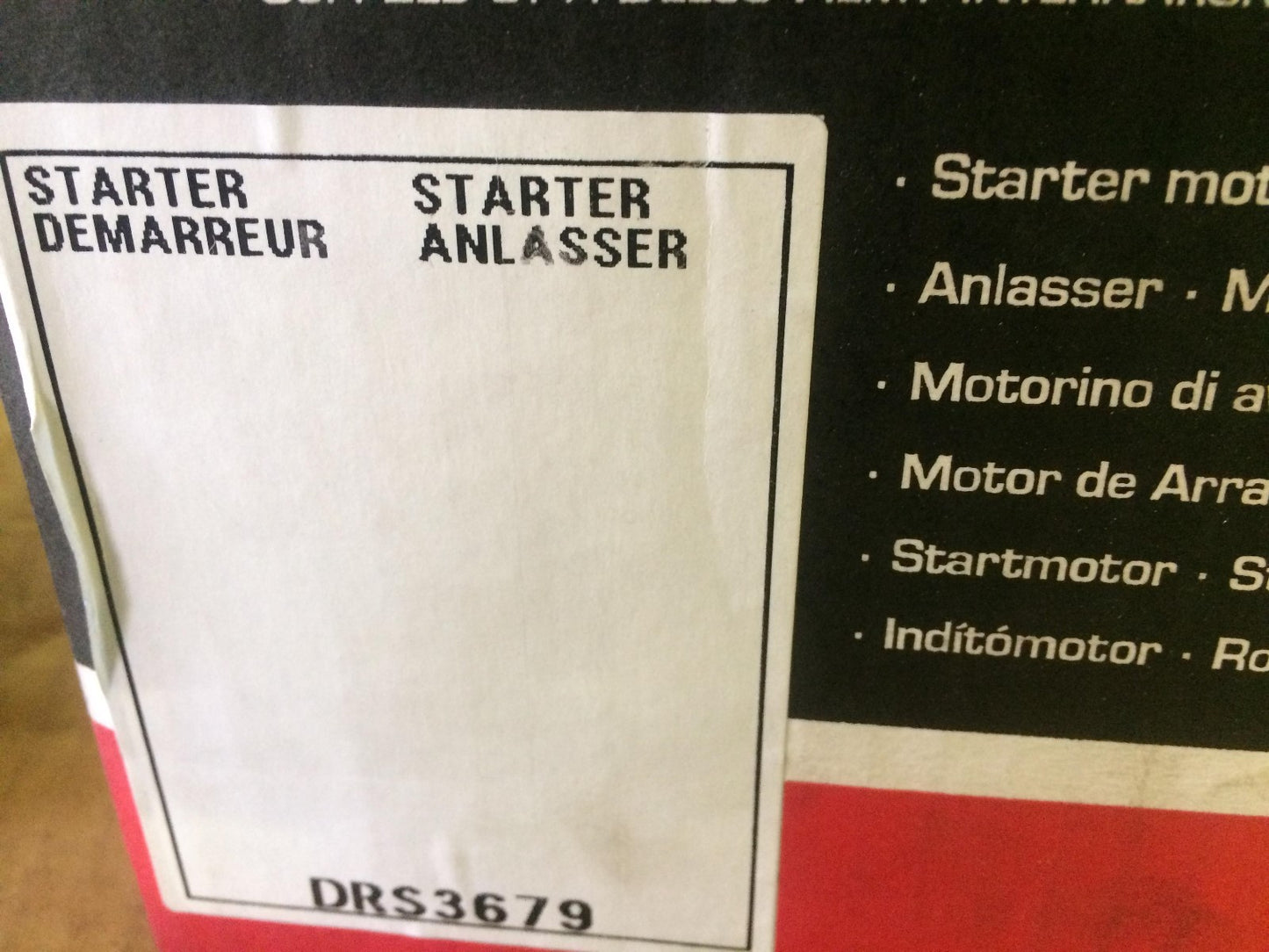 Starter Motor Vauxhall Astra Corsa Meriva Zafira Mokka Civic Chev Trax DRS3679