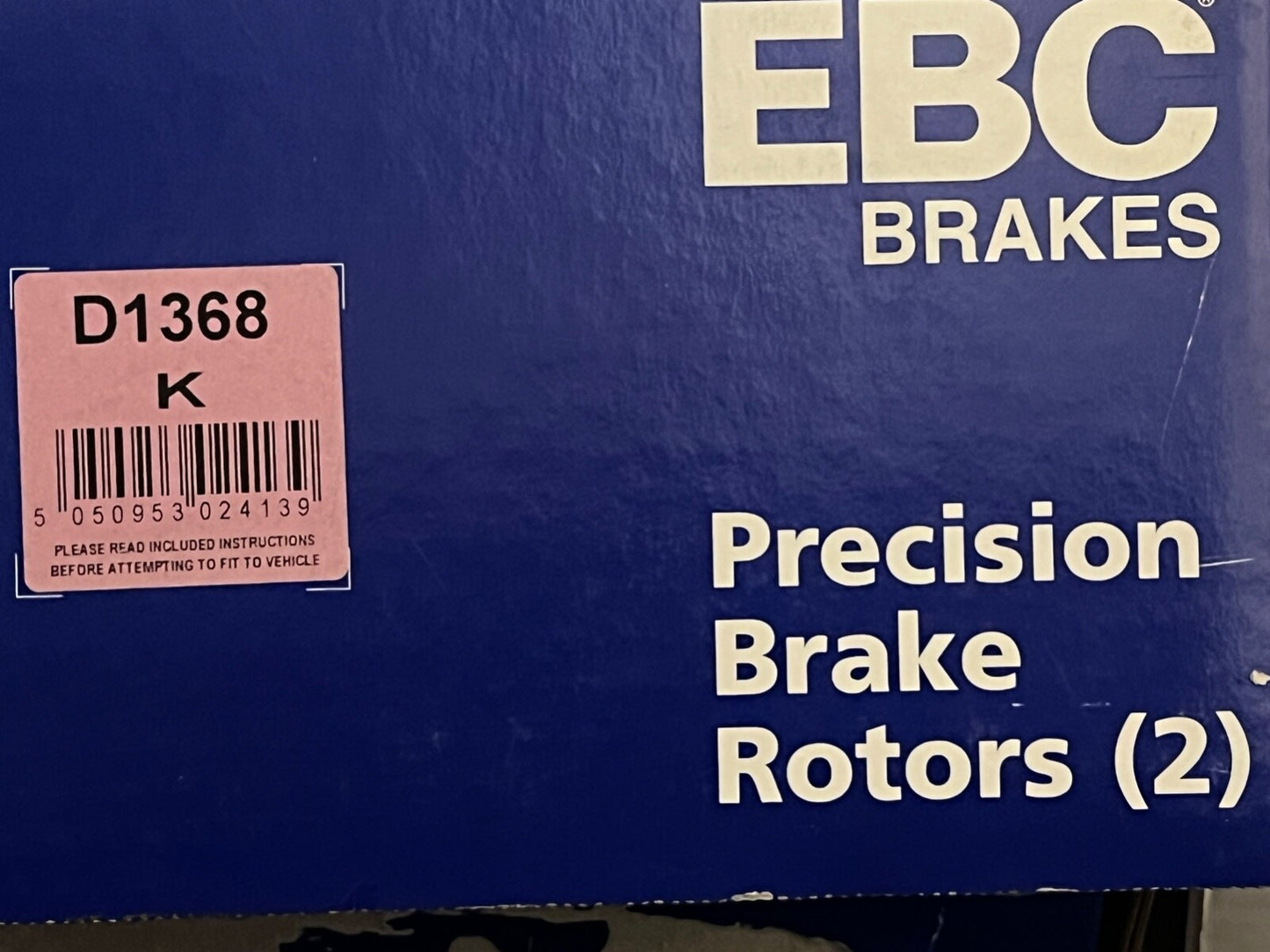 EBC D1368 Rear Brake Discs 260mm for Honda Civic 2.0 Type-R (FN2) 201 07-11