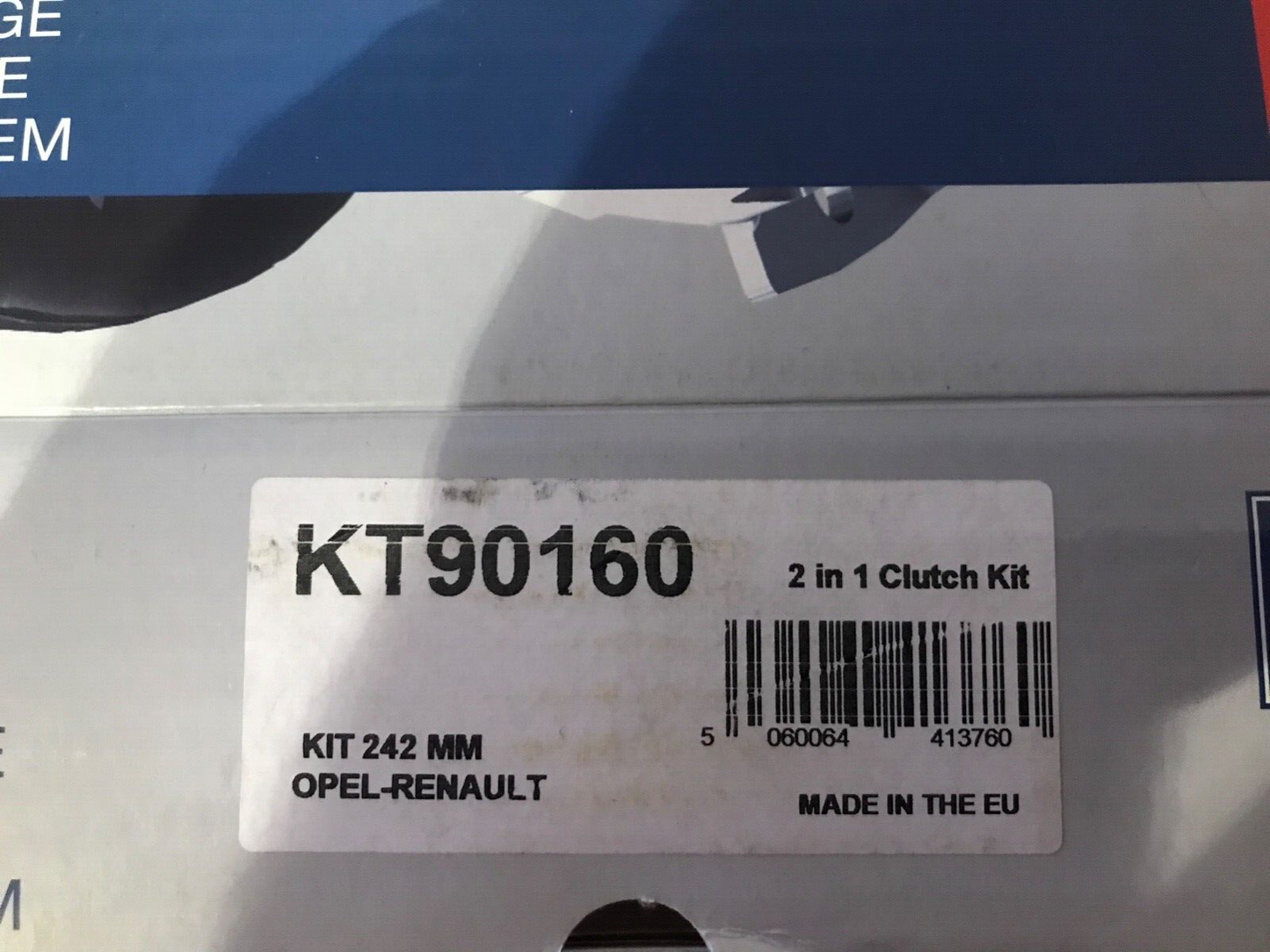 AP KT90160 2 Piece Clutch Kit fits Vauxhall Renault Nissan