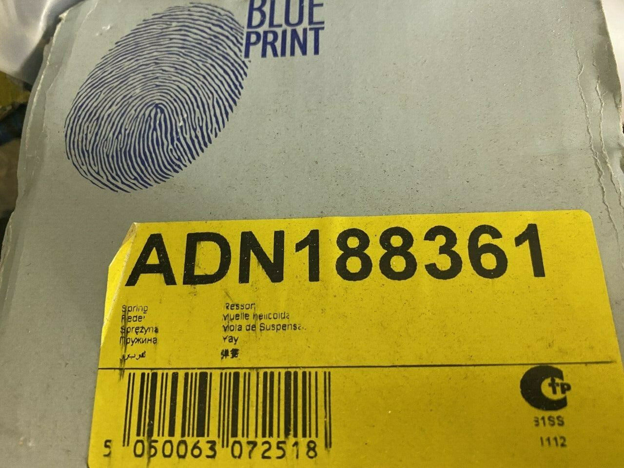 Blue Print ADN188361 Rear Coil Spring fits Nissan