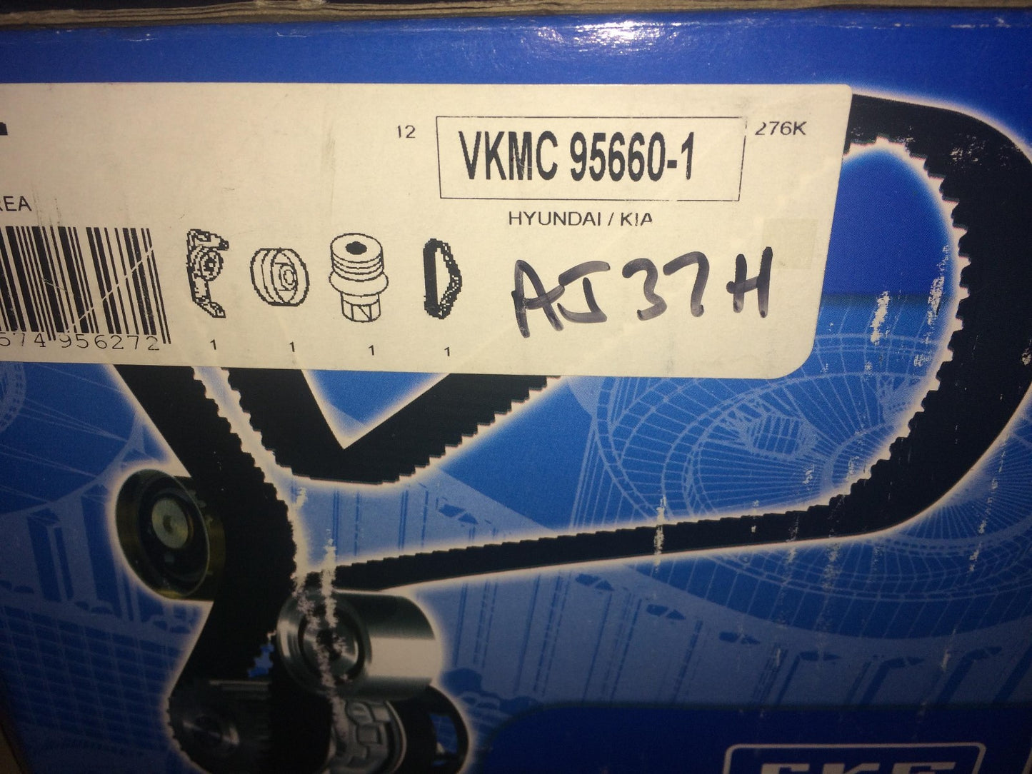 Timing Belt Kit & Water Pump Hyundai Kia Lots of vehicles VKMC 95660-1
