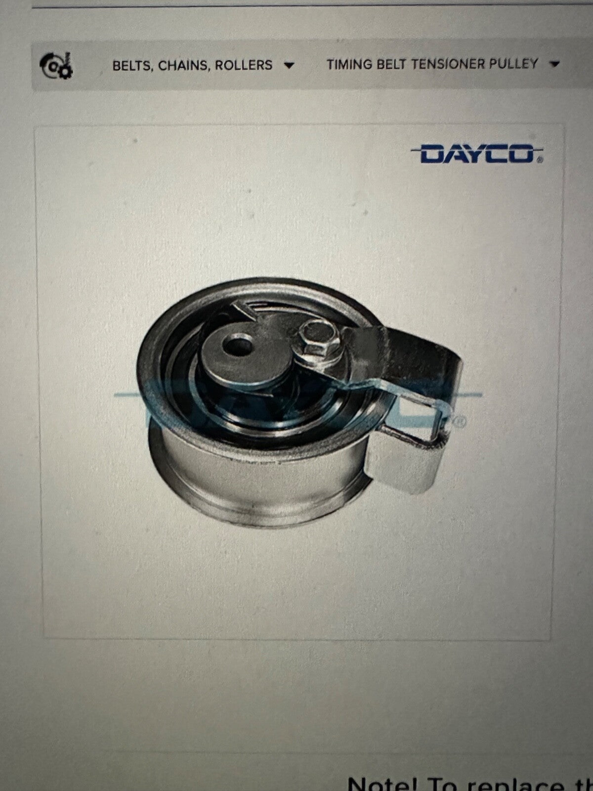 ATB2142 Dayco Timing Belt Tensioner fits Audi Ford Seat Skoda Volkswagen VW