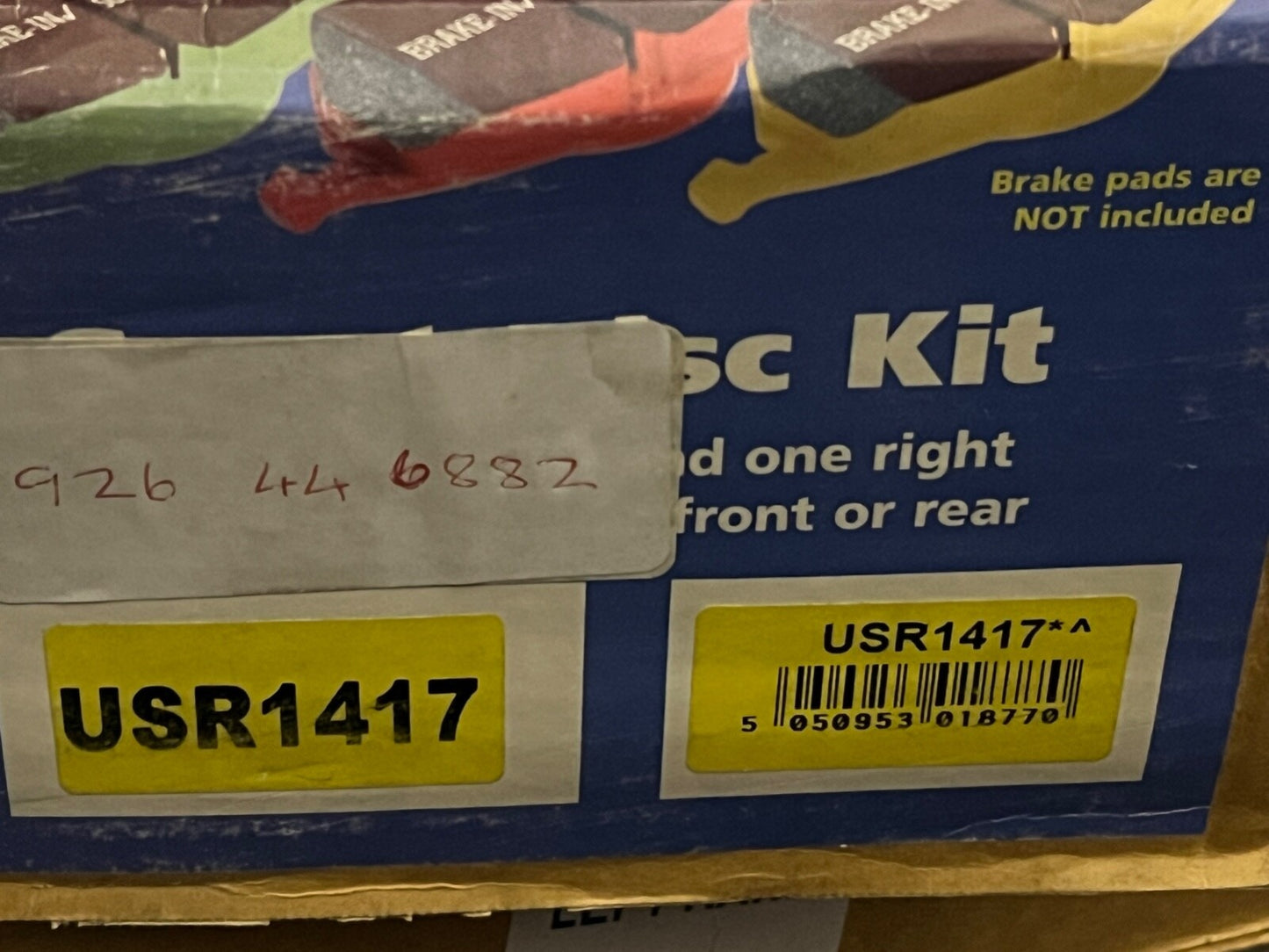 EBC USR1417 Grooved Rear Brake Discs Audi A6 1998-2005