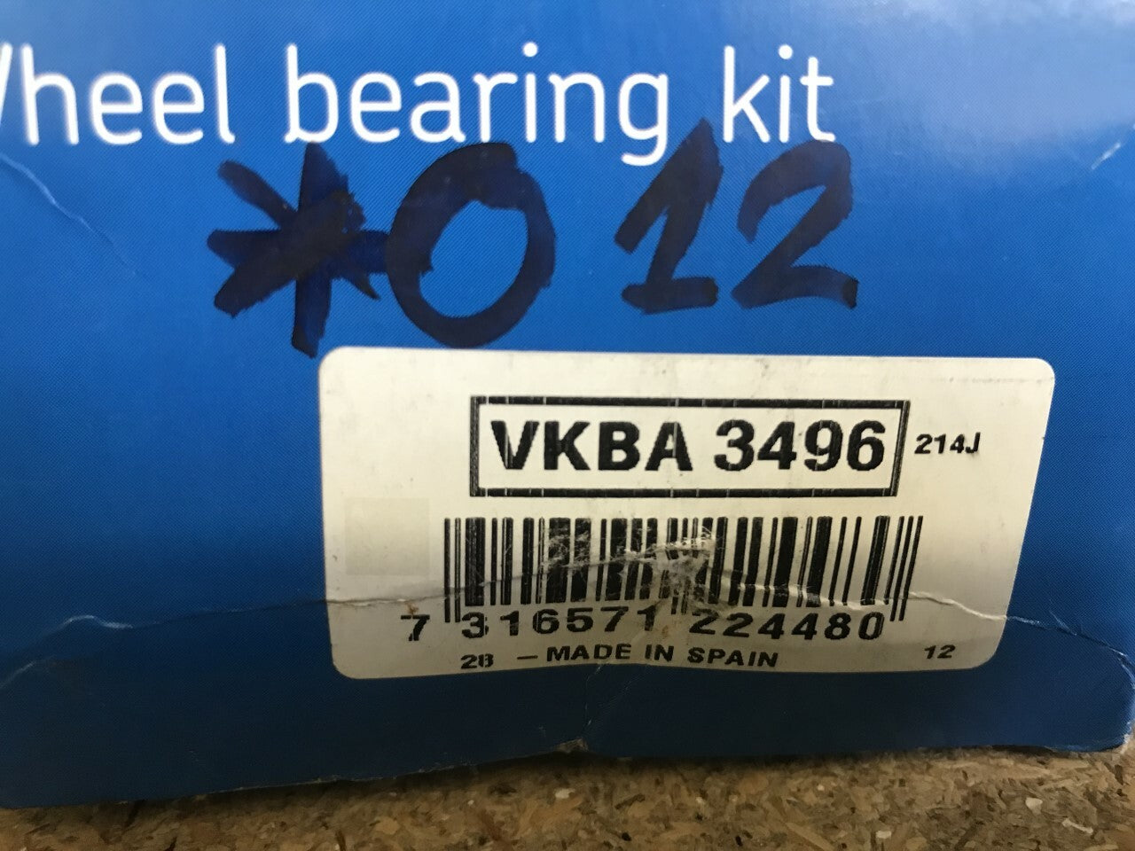 Renault 11 19 5 Series 9 Clio Extra Super 5 SKF VKBA3496 Wheel Bearing Kit