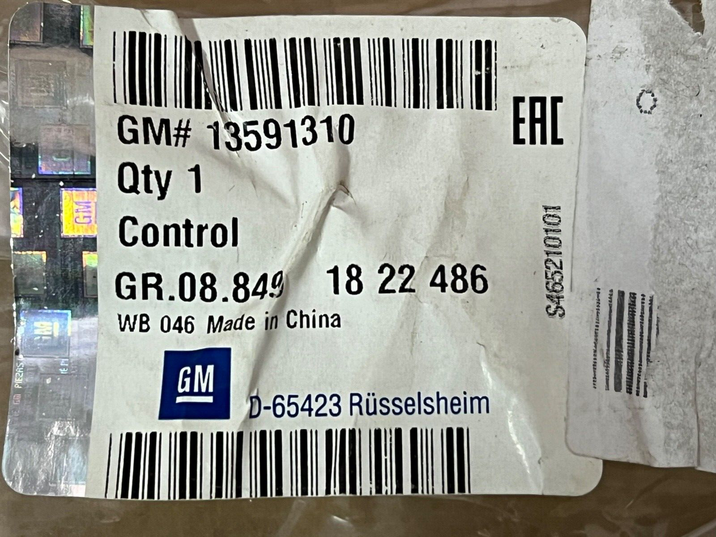 New Genuine Opel Vauxhall Insignia A Heater Control Panel Unit Module 13591310