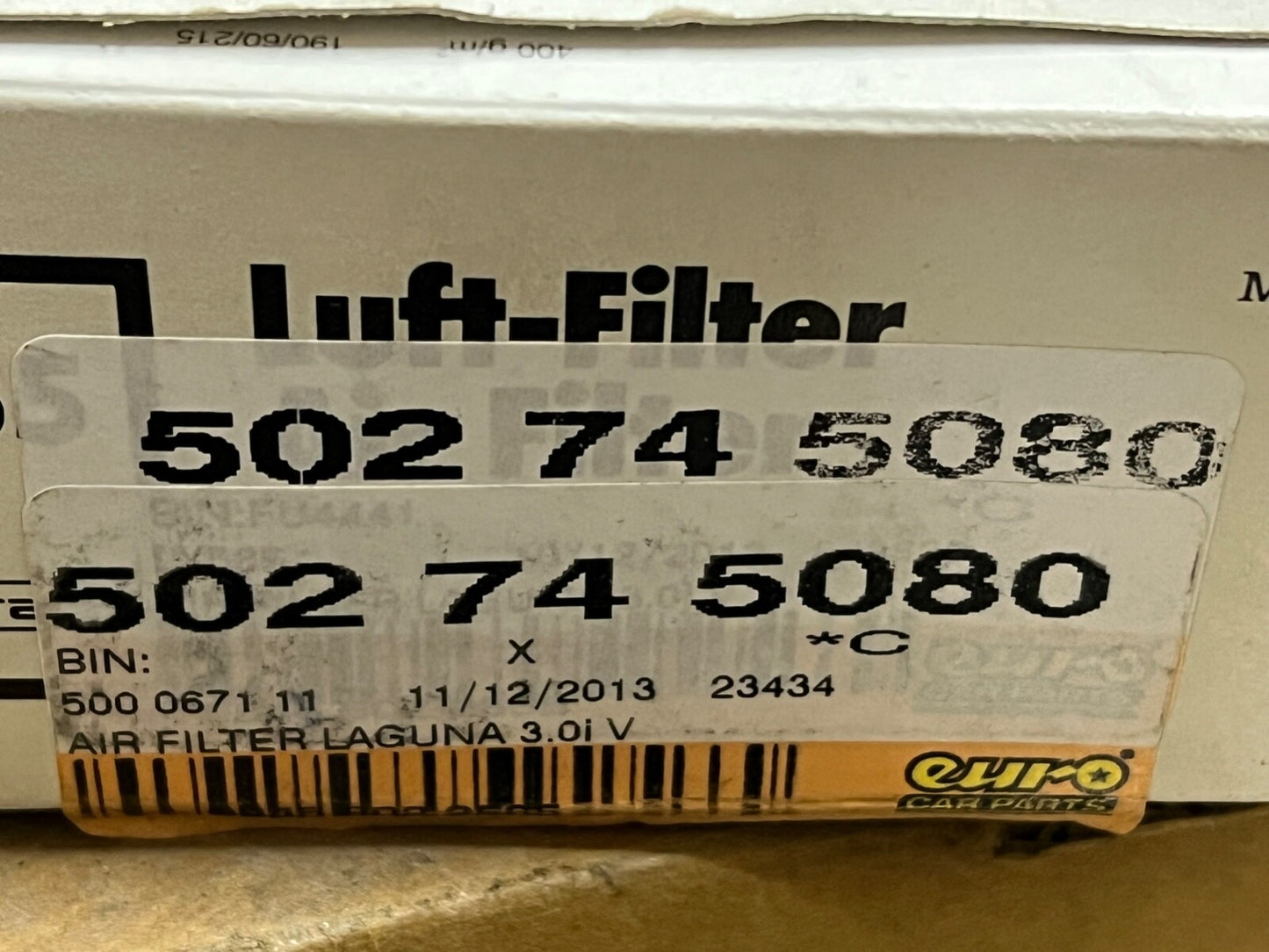 Luft-Filter LX565 Air Filter fits Renault Laguna Espace