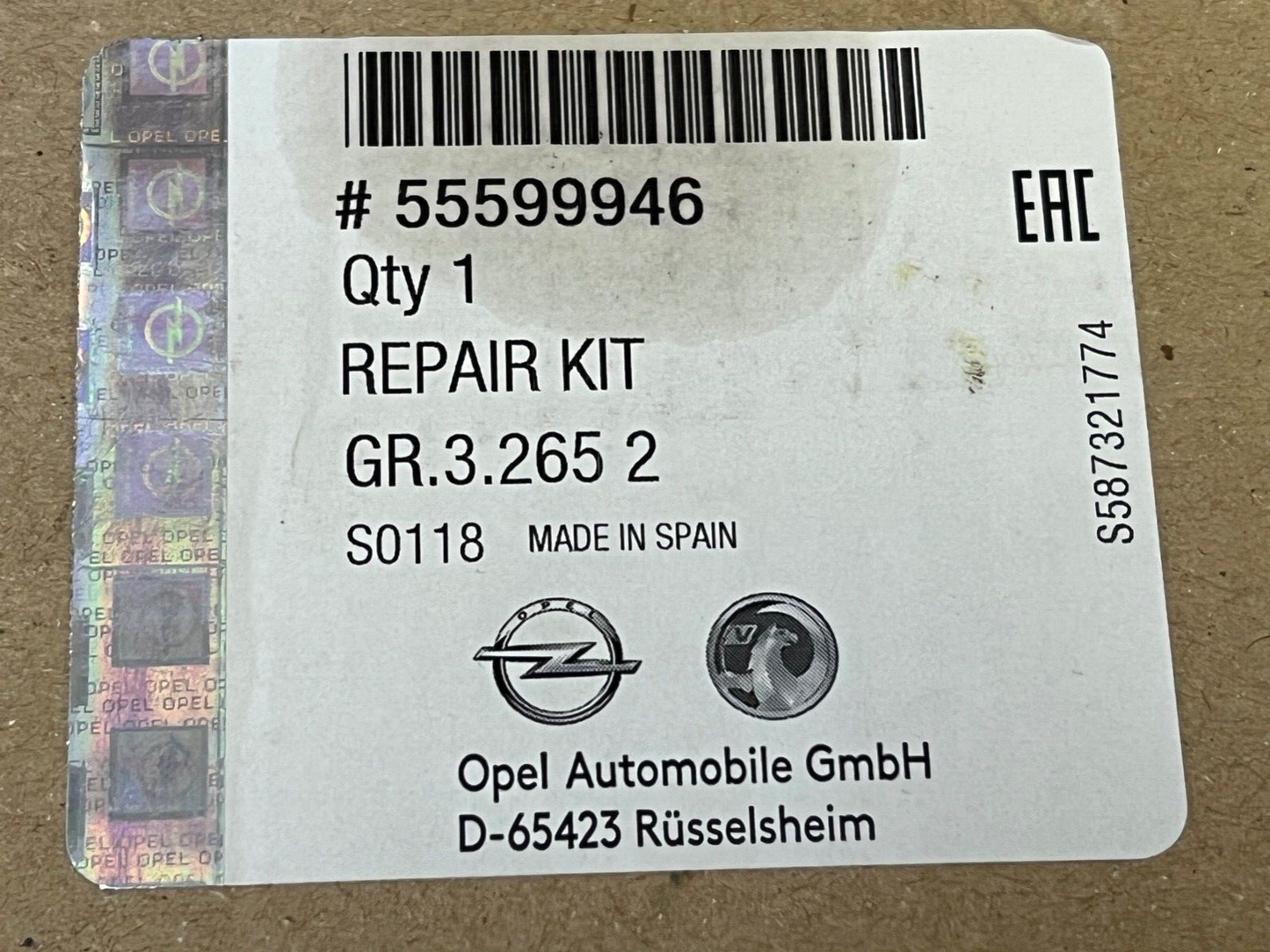 55599946 Genuine Vauxhall EGR Valve fit Corsa Meriva Astra Peugeot Fiat Citroen