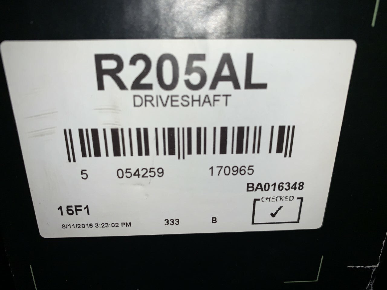 Shaftec R205AL Drive Shaft fits Renault