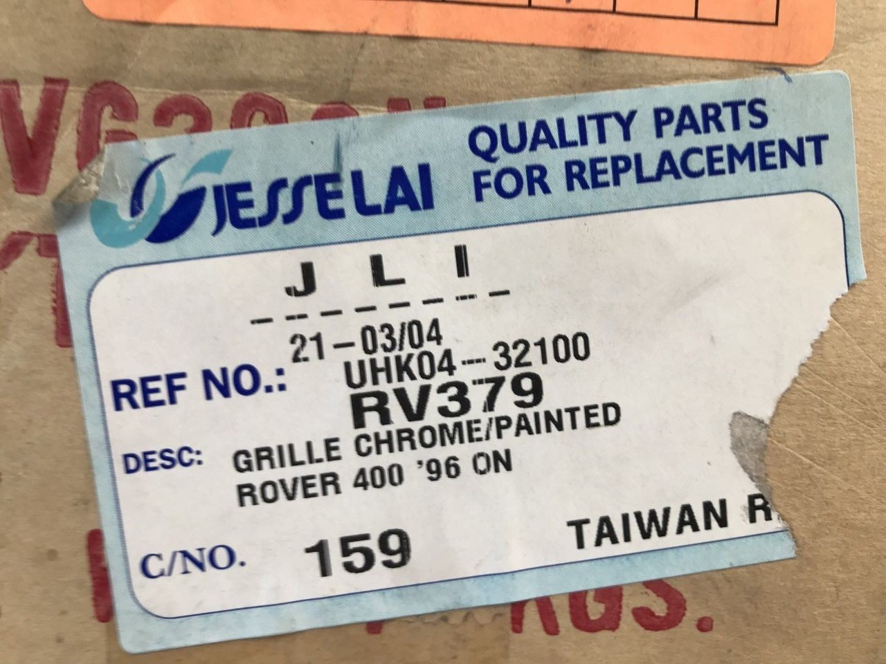 Front Grille Rover 400 1995-2000 RV379 New **Bargain limited stock**