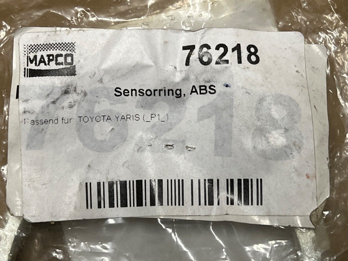 Mapco 76218 Front ABS Ring fits Toyota Yaris P1 1999-2005 48 Teeth