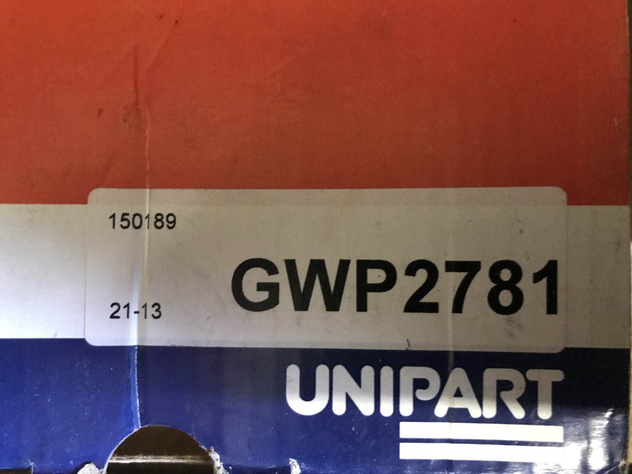 Vauxhall Astra G Frontera B Omega Vectra Zafira Saab 9-3 9-5 Water Pump GWP2781