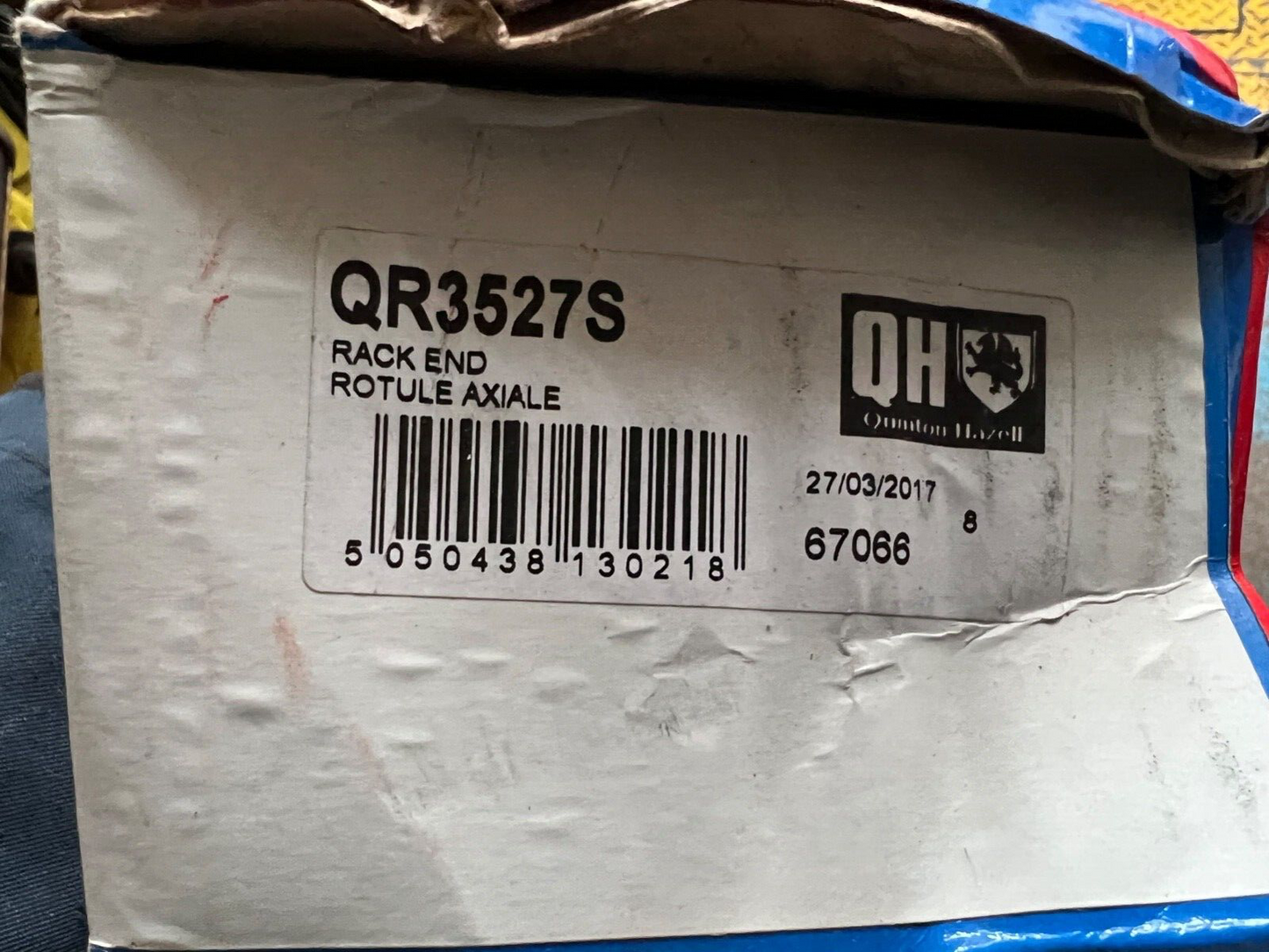 QH QR3527S Inner Tie Rod Rack End Front Steering System Fits Seat Skoda VW