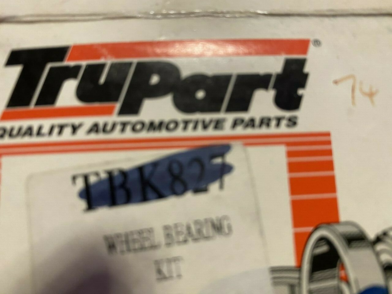 Trupart TBK827 Wheel Bearing Kit fits ford