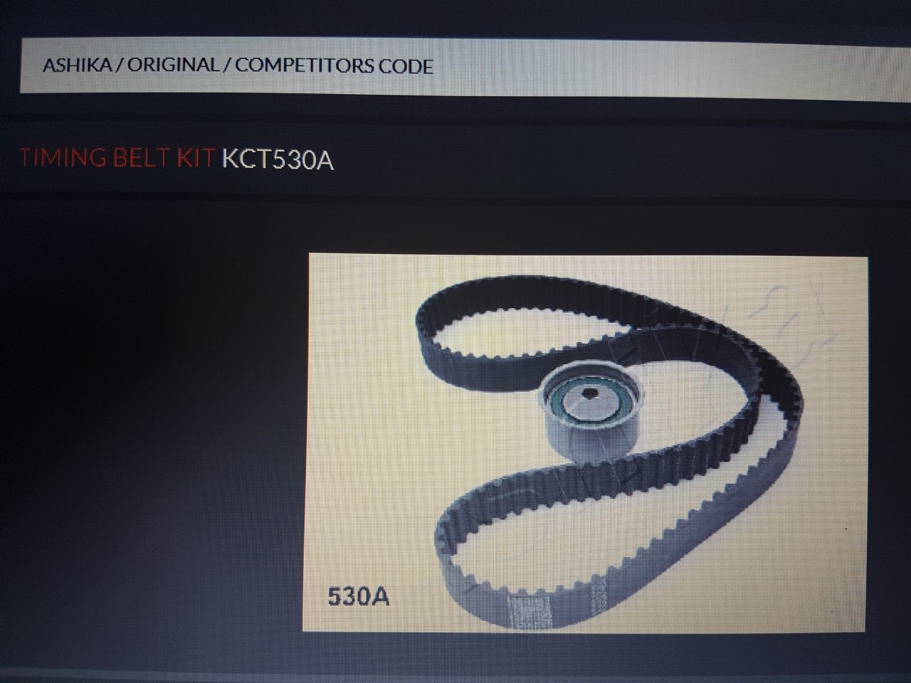 Timing Belt Kit Gonow GA200 Pick Up GX6 Off Road Troy Victory Ashika KCT530A
