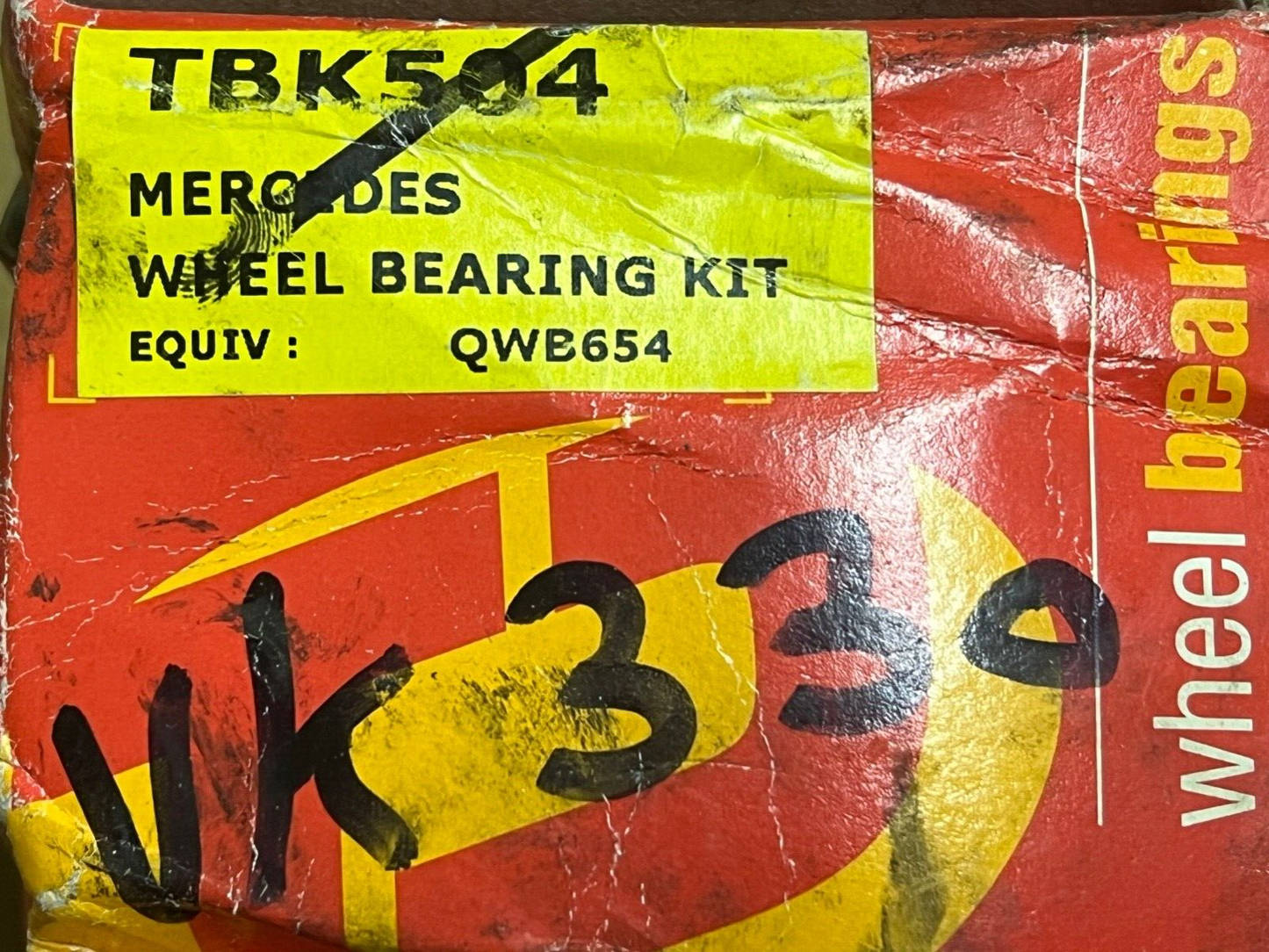 Trupart TBK504 QWB654 Front Wheel Bearing Kit fits Mercedes