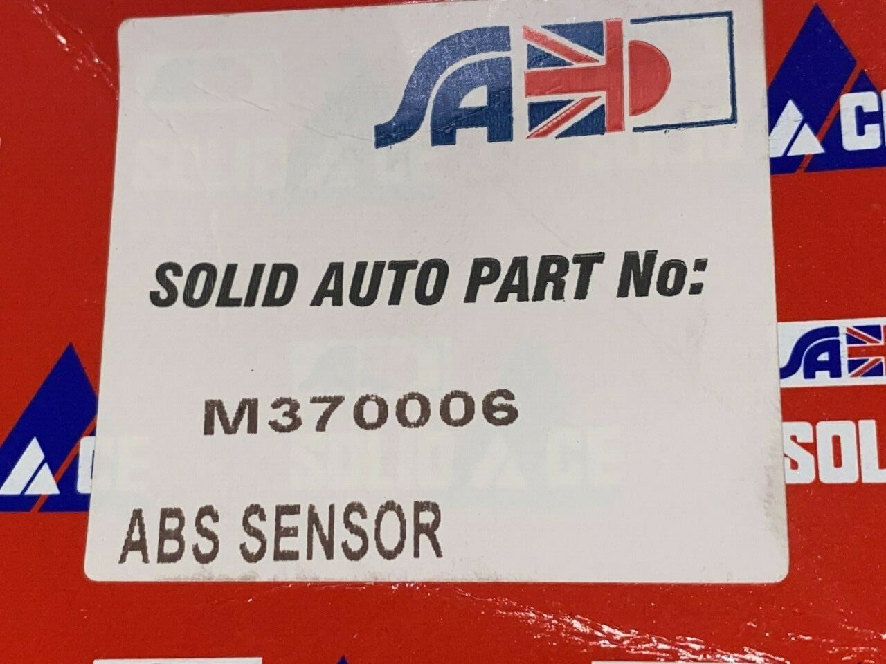 Solid Auto M370006 Wheel Speed Sensor ABS Sensor