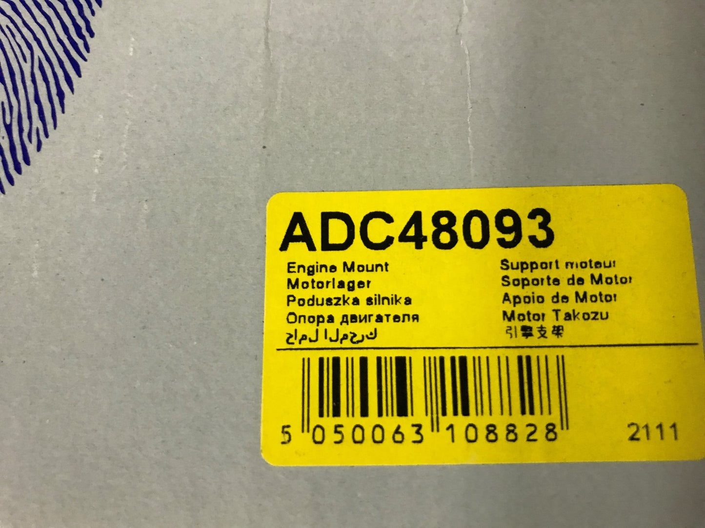 Left Engine Mount Mitsubishi Carisma 95-06 various eng sizes Blue Print ADC48093