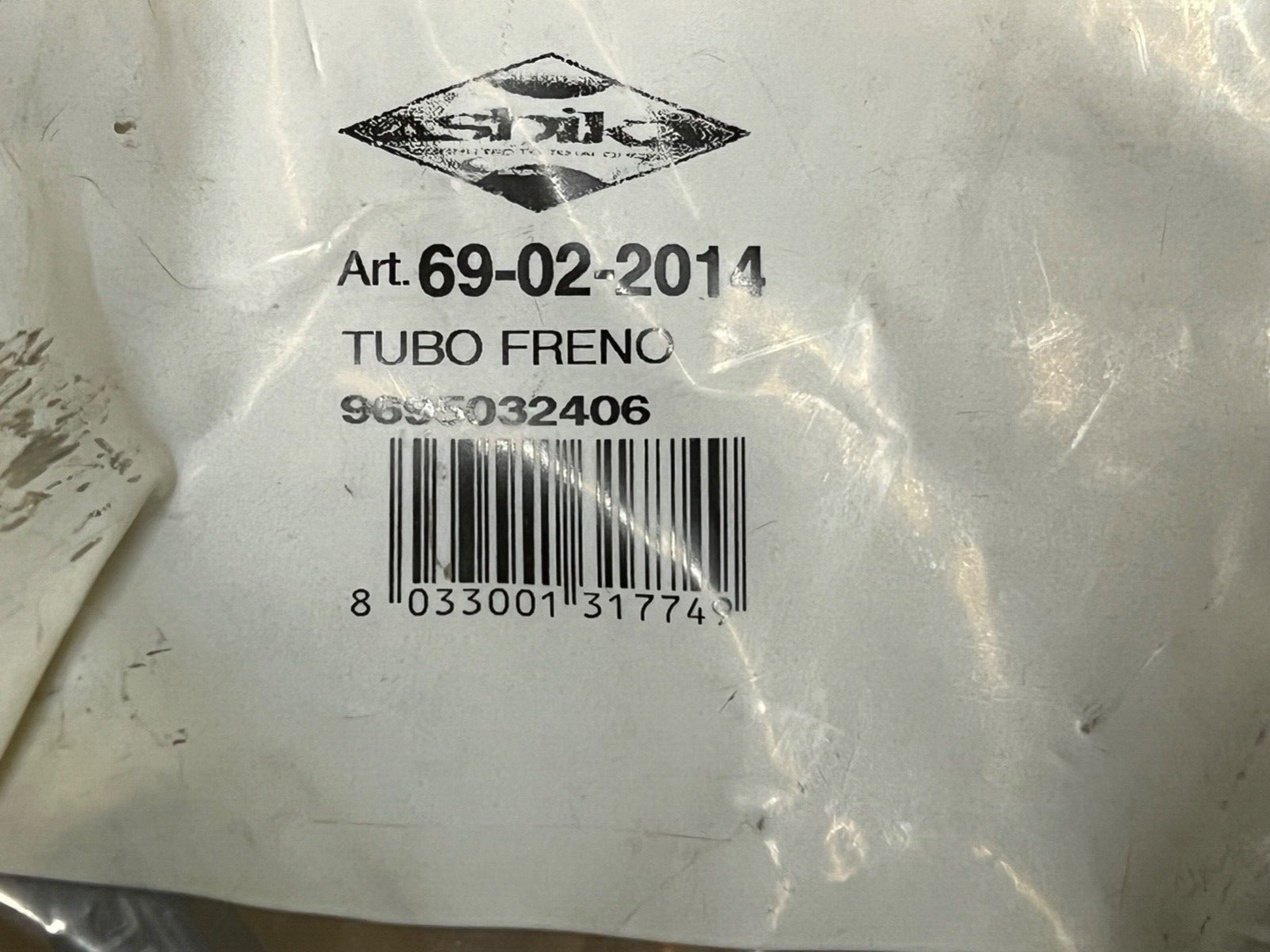 Ashika 69-02-2014 Off Side Rear Flexi Brake Hose Fits TOYOTA STARLET(84-89)