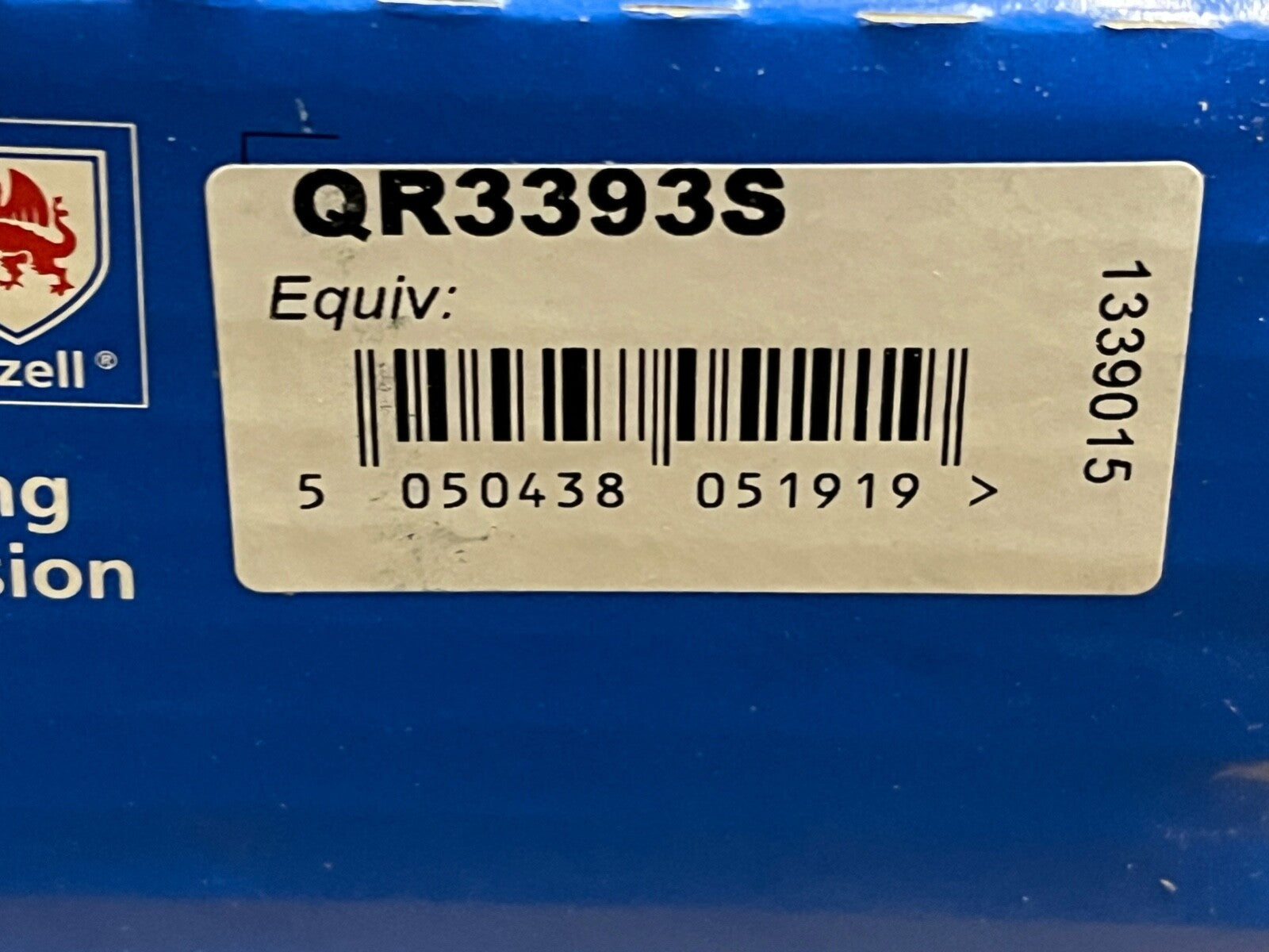 QH QR3393S Tie Rod Inner Rack End fits Vauxhall Opel Meriva