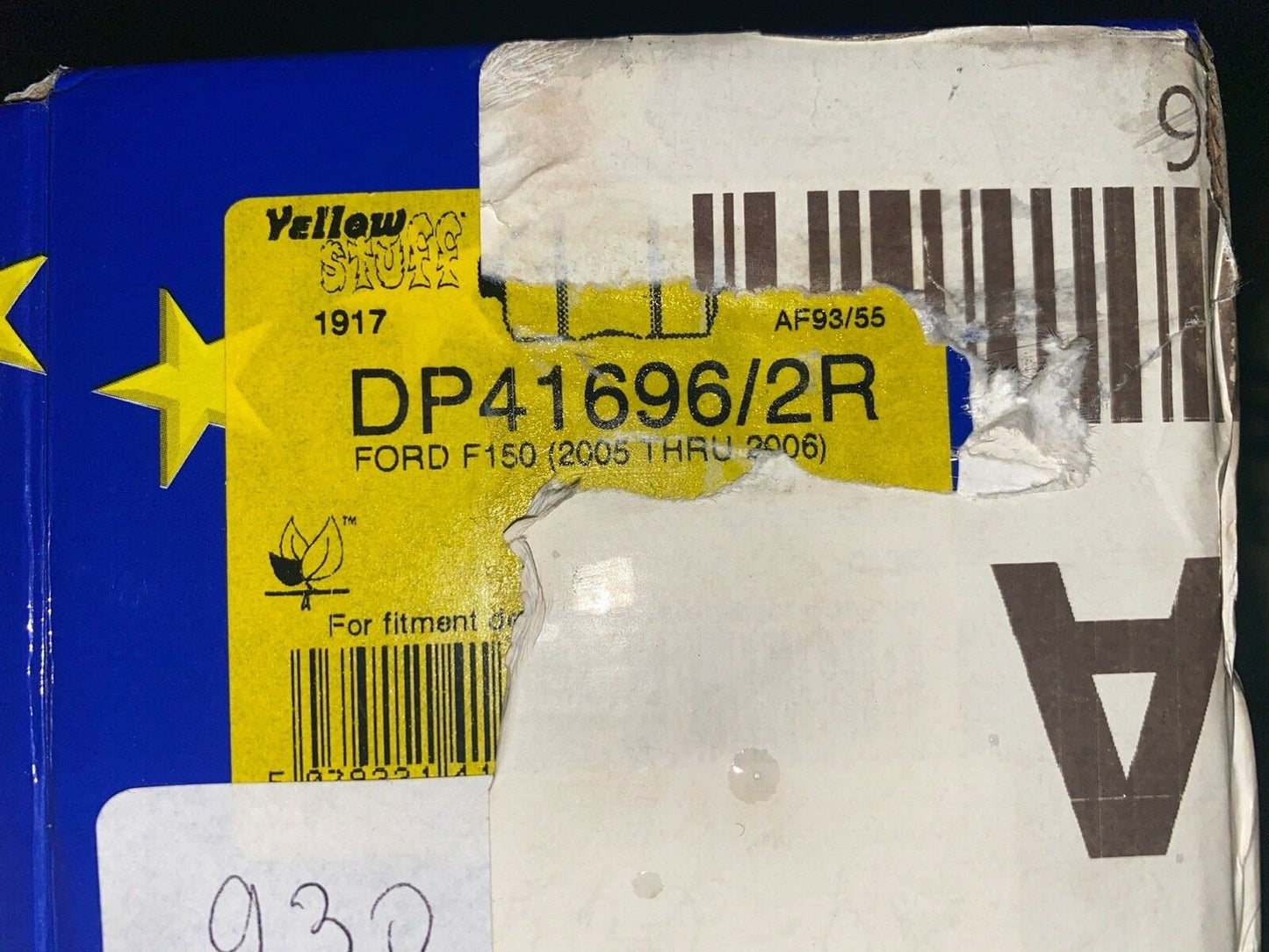 EBC Yellow Stuff DP41696/2R Front Performance Brake Pads fits Ford F-150
