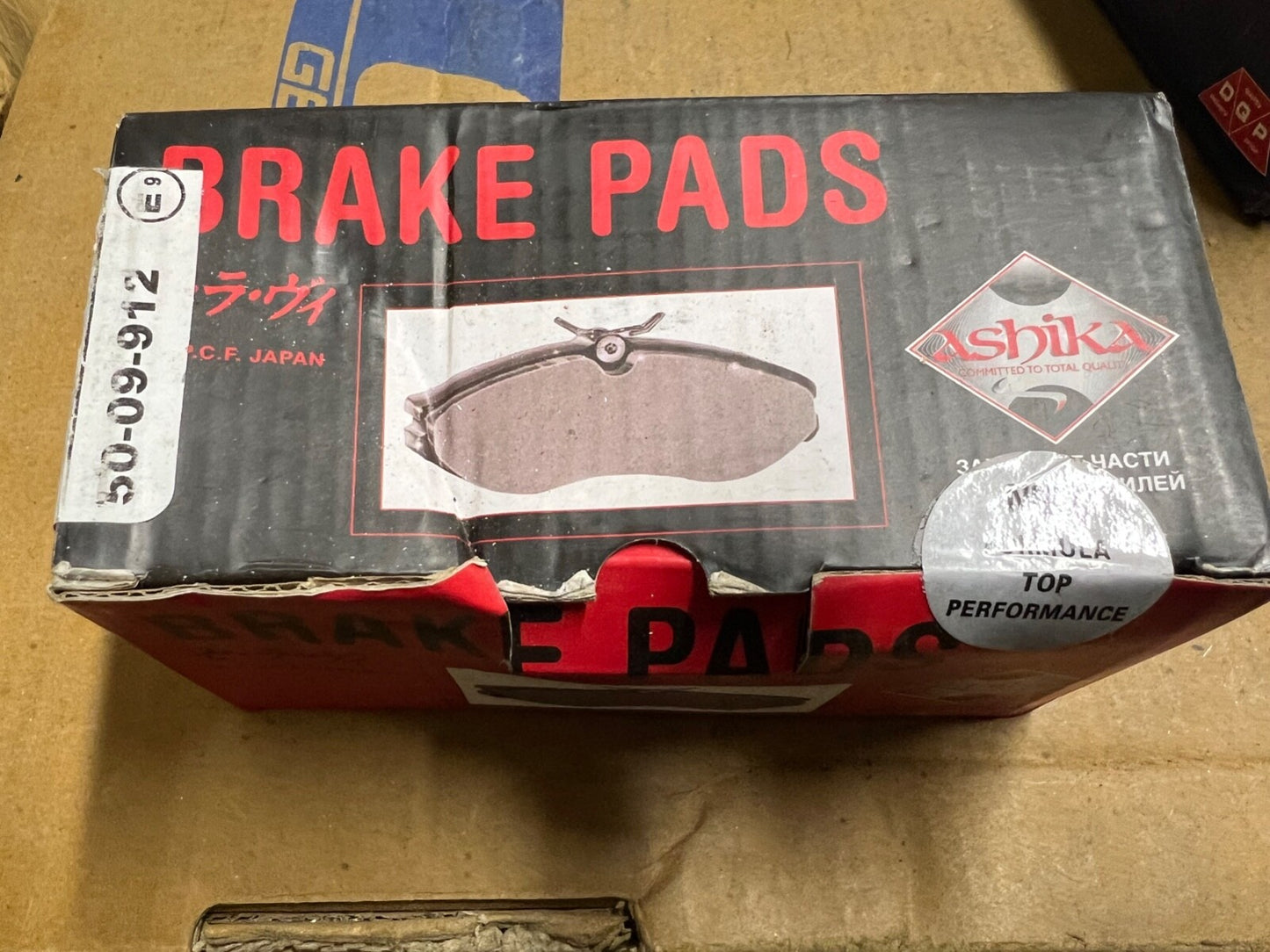 Ashika 50-09-912 Front Brake Pad Set fits Jeep Chrysler Dodge
