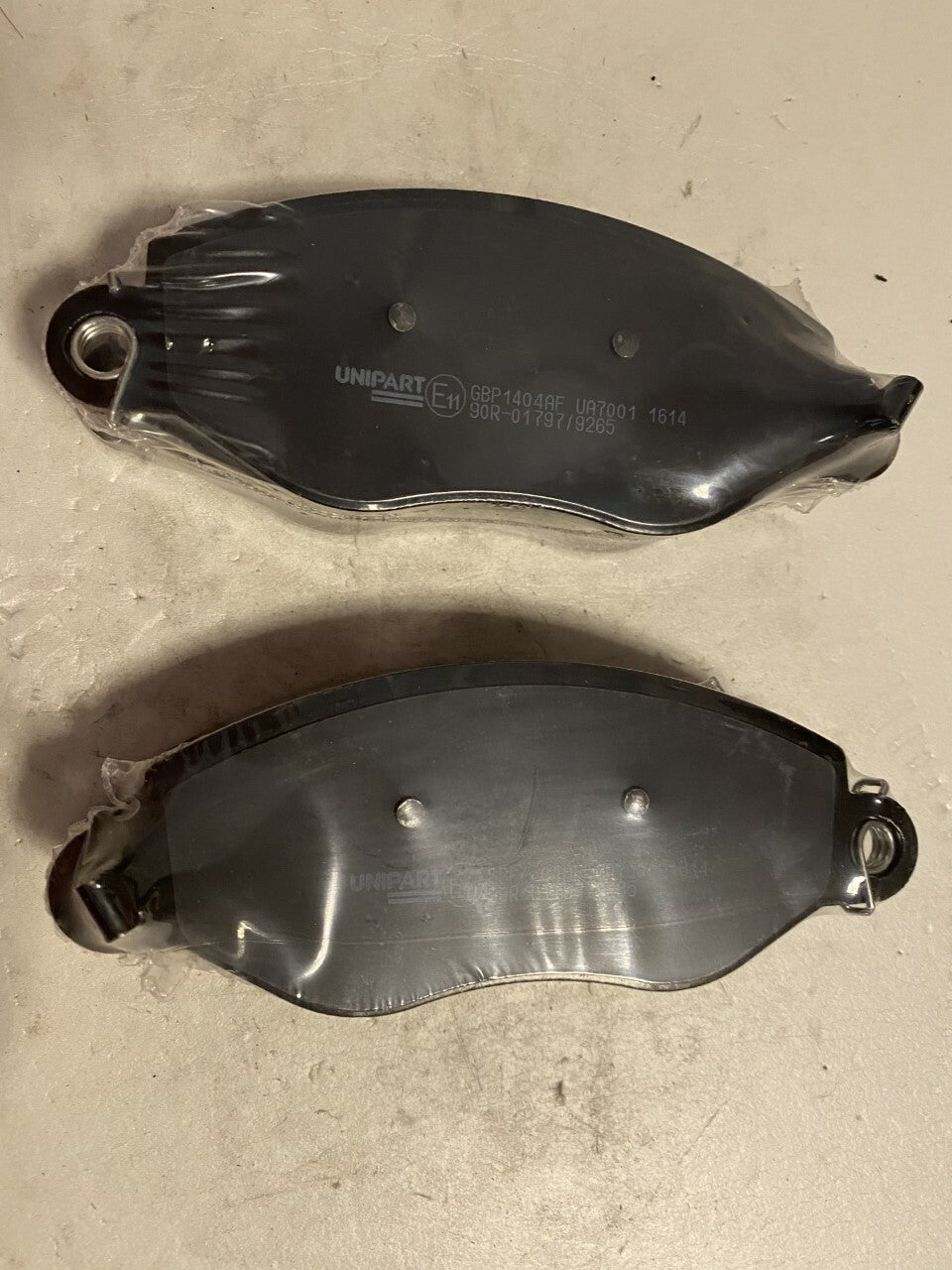 Unipart GBP1404AF Front Brake Pads fits Ford Transit fits FWD 2000-