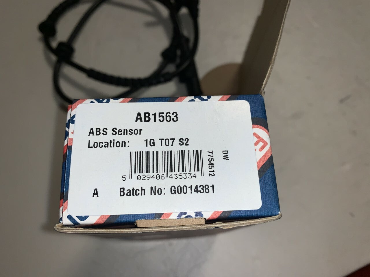 Fuel Parts AB1563 Wheel Speed Sensor ABS Sensor fits Alfa Romeo Fiat Vauxhall