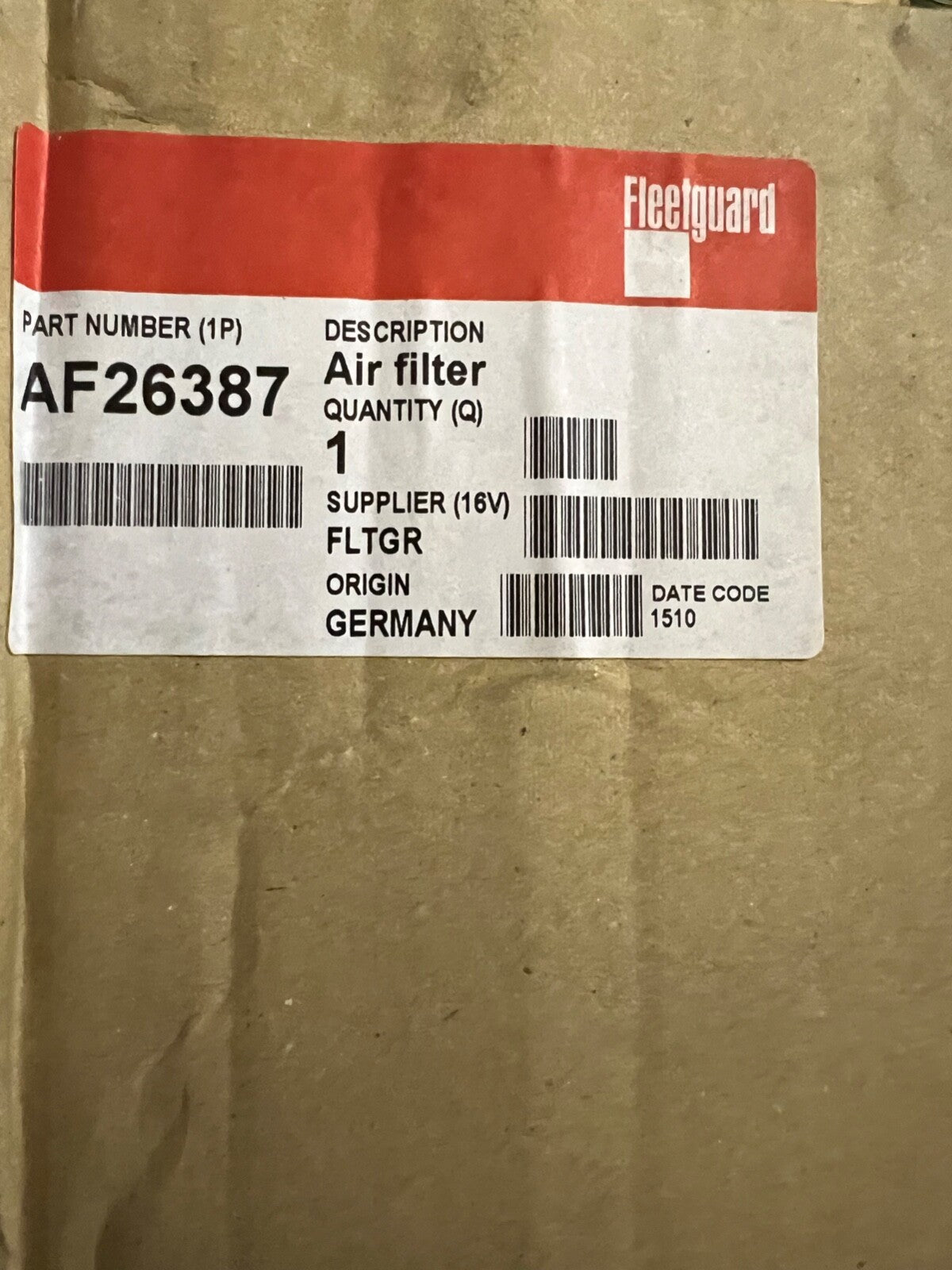 AF26387 Fleetguard Air Filter K3181-82240 ZD323 ZD326 ZD331