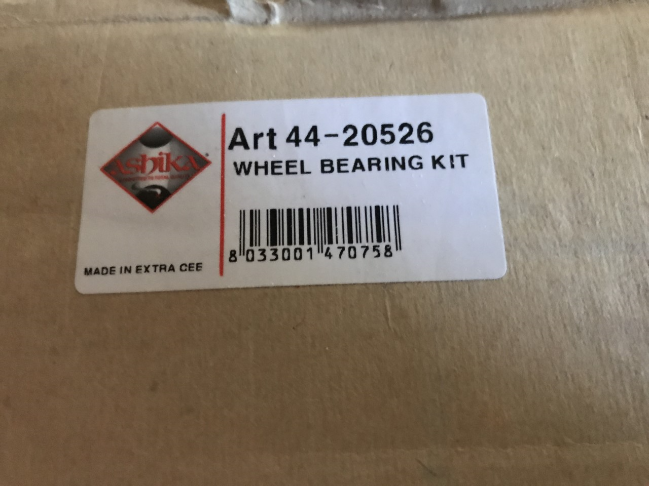 44-20526 Wheel Bearing Hyundai Elantra Lantra Lavita Matrix Kia Cerato Spectra