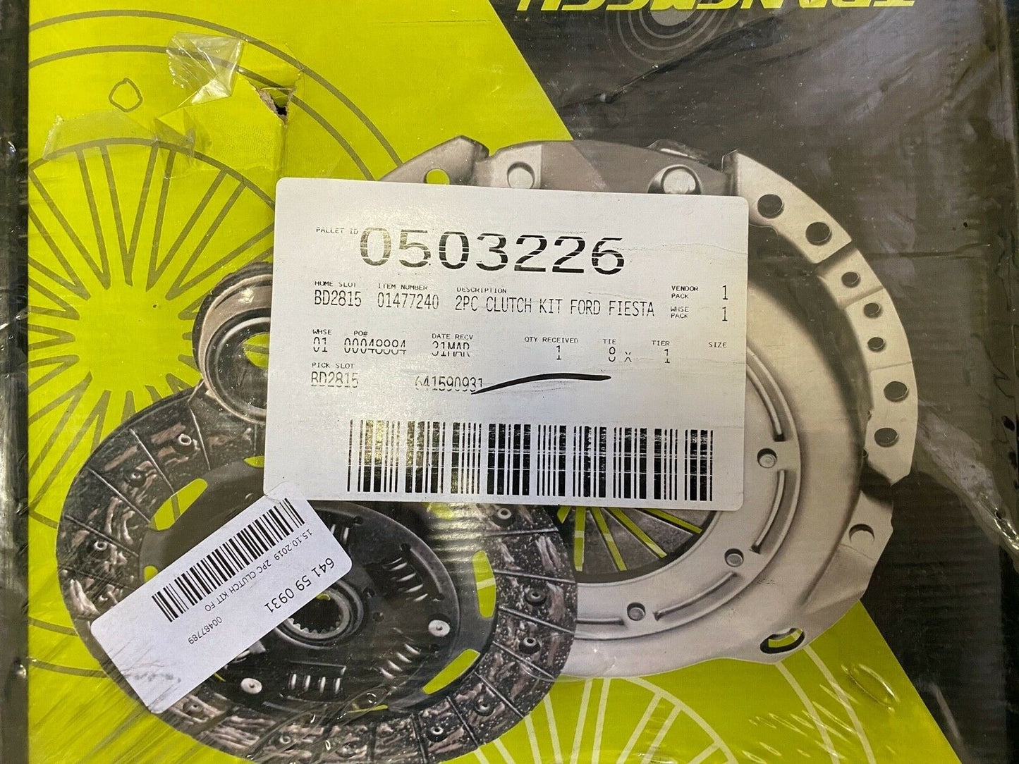 Transmech 641590931 2pc Clutch Cover Plate fits Ford Fiesta 2000-2002 1.6 Petrol