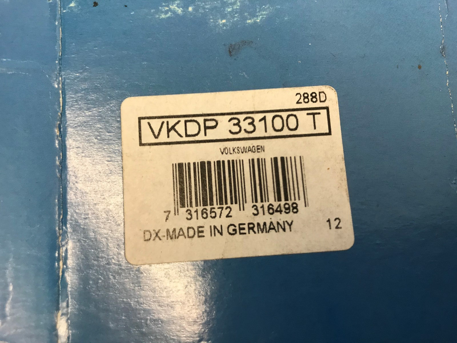 Shock Absorber Dust Cover (Pair) Audi 80 VW Golf Jetta Scirocco VKDP33100T