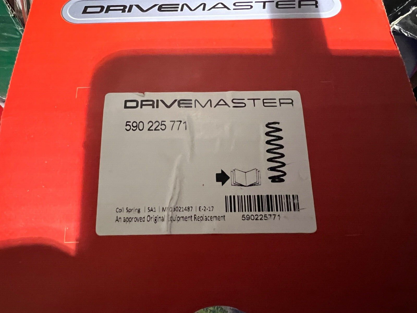 Drivemaster 590225771 Rear Coil Spring fits Vauxhall Astra Mk IV T98