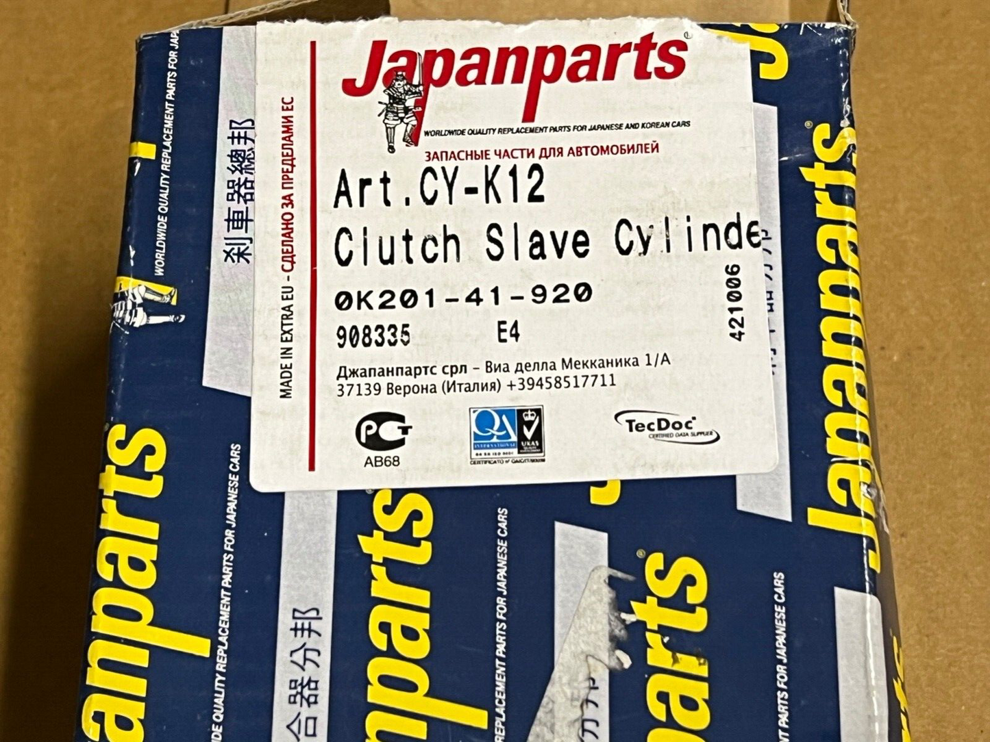 Japanparts CY-K12 Clutch Slave Cylinder fits Kia Sephia Shuma Carens Mazda MX-3