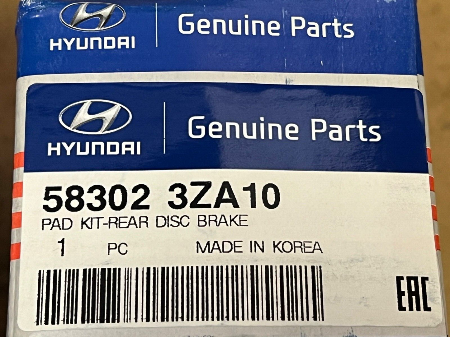 Genuine Hyundai Kia 583023ZA10 Rear Brake Pads fit Hyundai i40 Kia Carens Optima