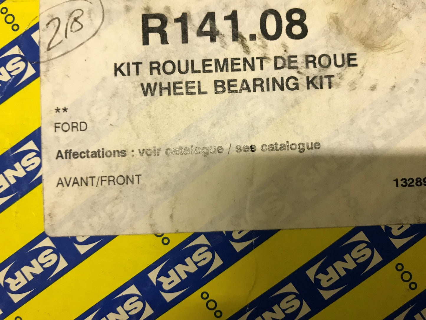 Front Wheel Bearing Ford Transit 2006-onwards SNR R141.08