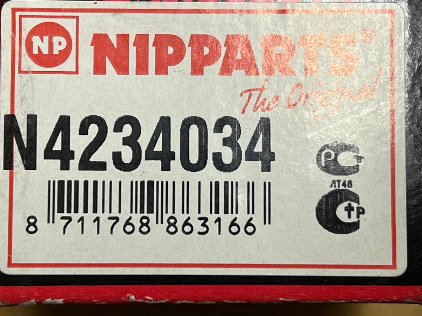 Nipparts N4234034 Wishbone Track Control Arm Bush fits Honda Accord 1997-2003