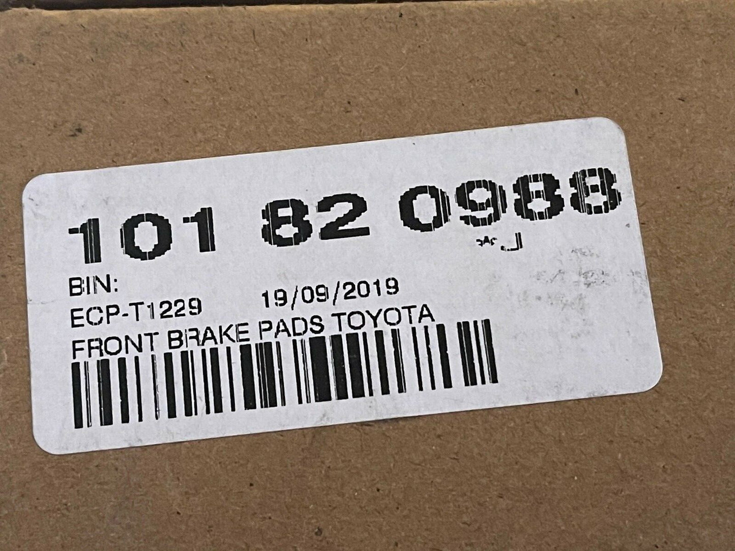TMD T1229 05P768 Front Brake Pad Set fits Toyota