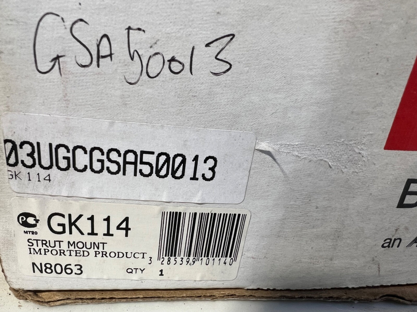 Gabriel GK114 Front Top Strut Mount fits BMW 5 Series E39 3 Series E46