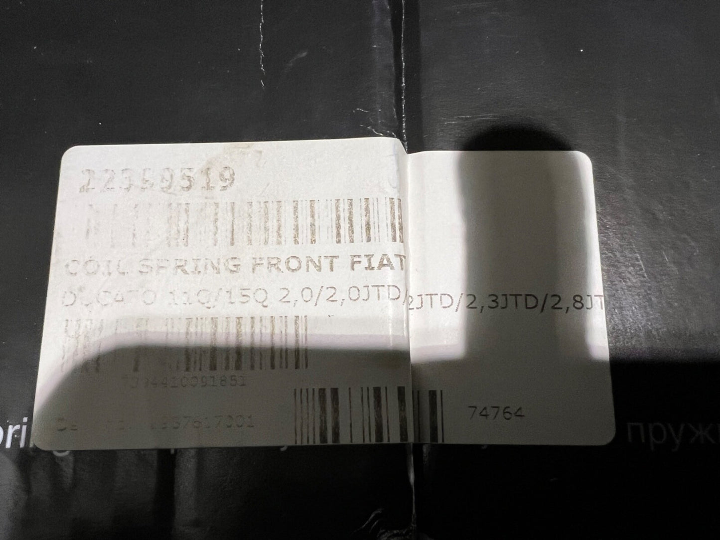 NF 22399519 4026147 Coil Spring fits Front Fiat Ducato