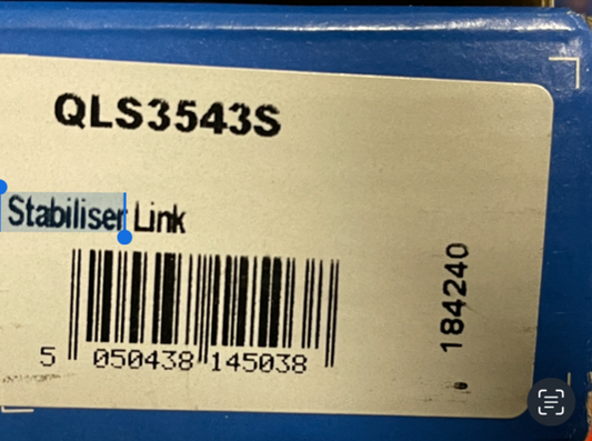 QH QLS3543S Stabilizer Drop Link fits Citroen C1 Peugeot 107 108 Toyota Aygo