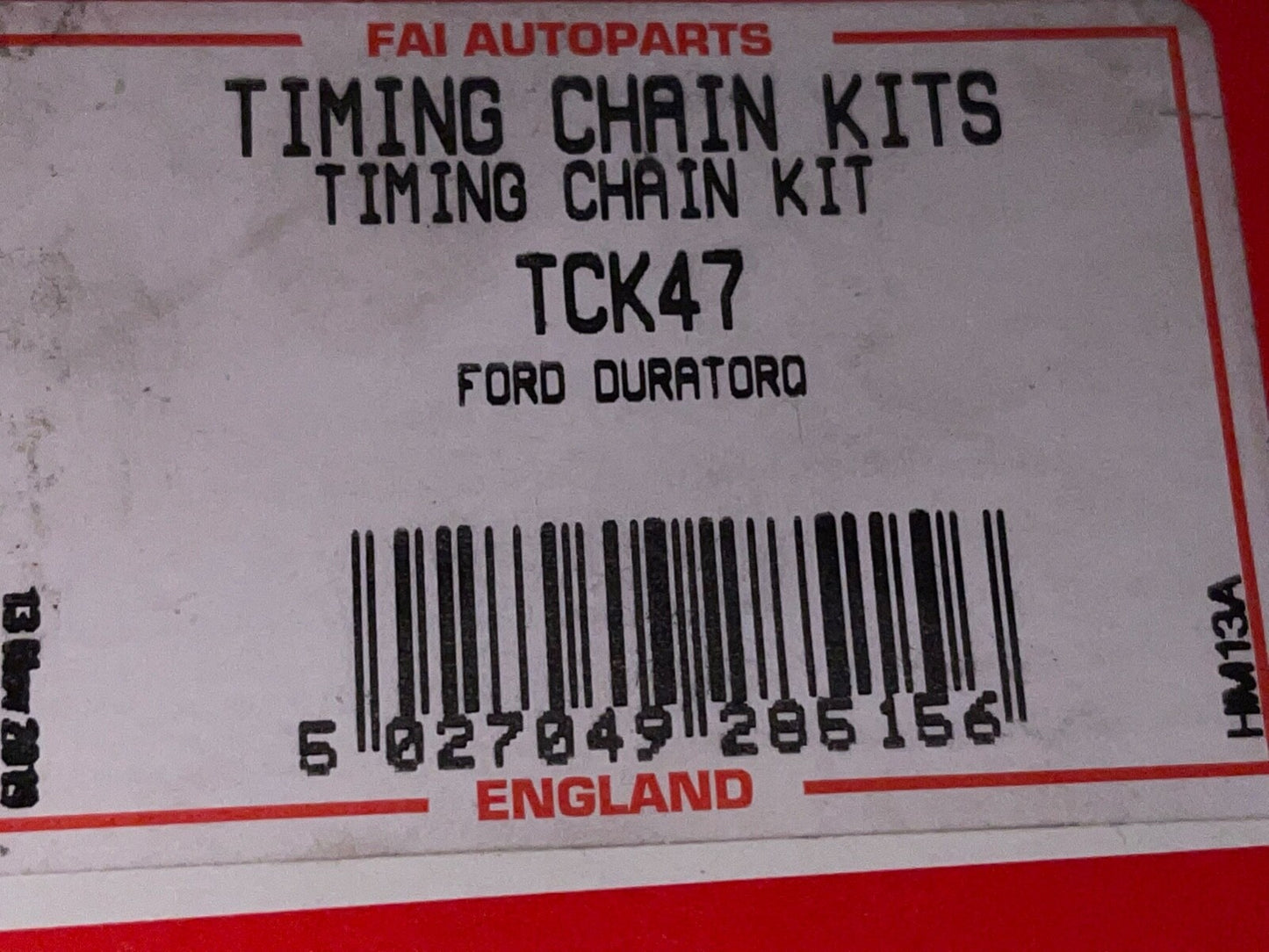 FAI Timing Chain Kit TCK47 Upper FOR Transit Mondeo Convoy X-Type TX Tourneo Gen