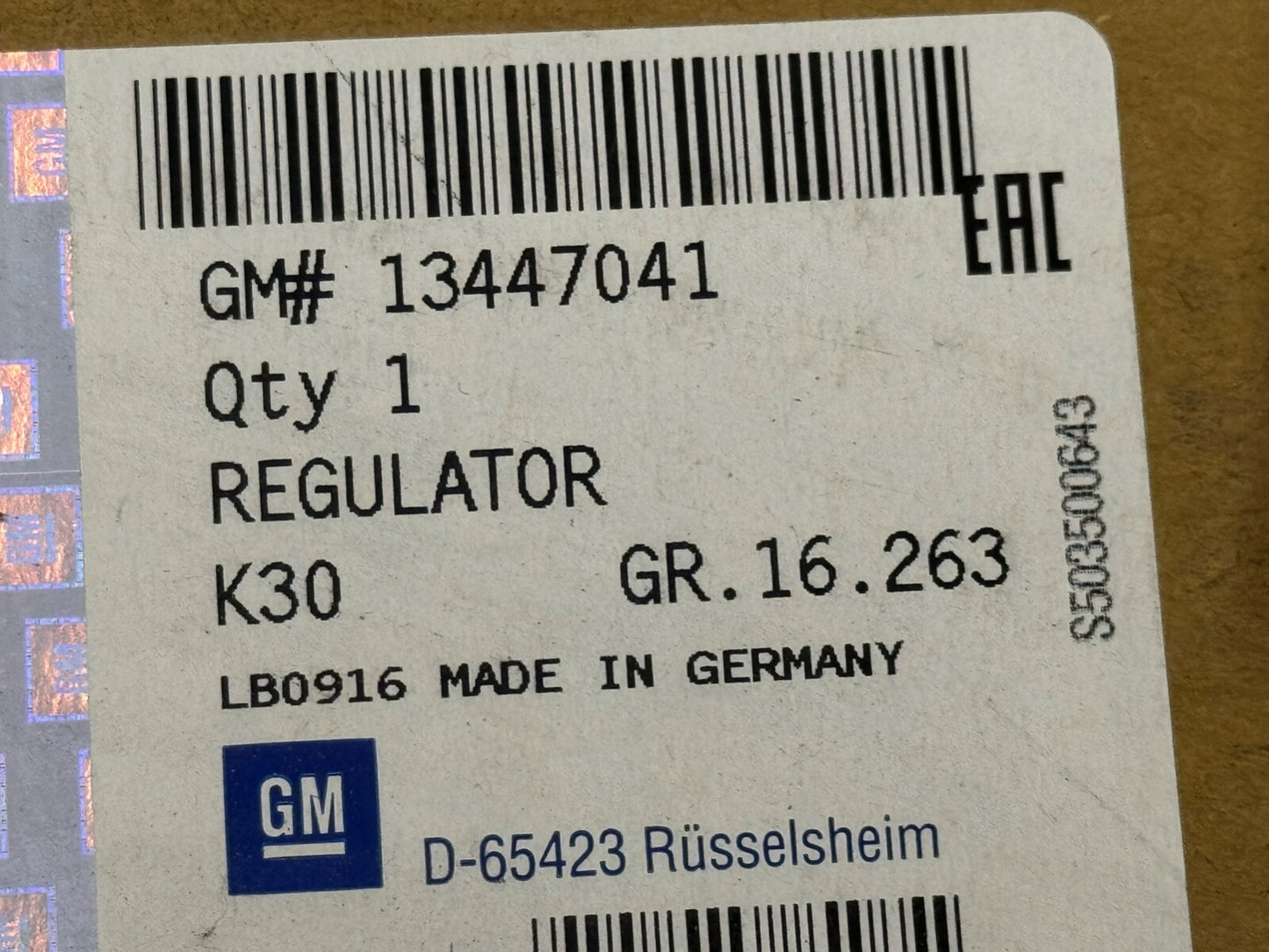2006-15 Vauxhall Corsa D Drivers 3 Door Electric Window Motor Regulator 13447041