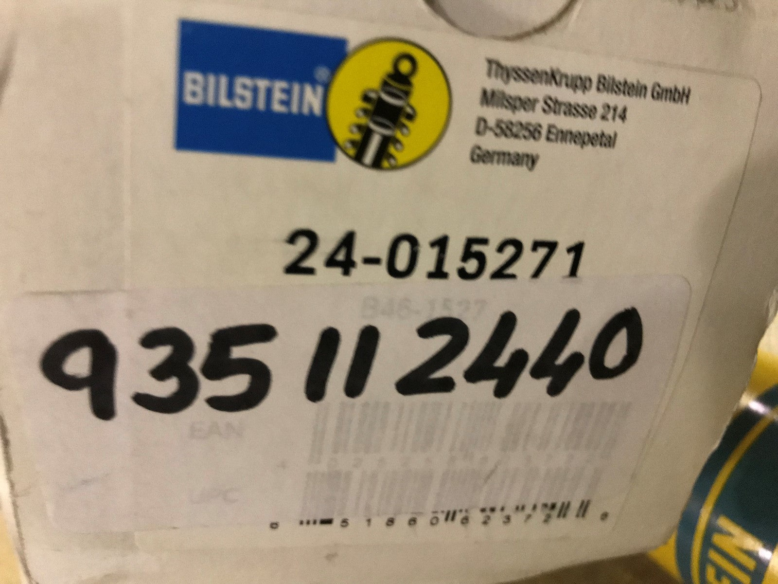 Rear Shock Absorber BMW 7 Series 1986-1994 Bilstein B8 24-015271