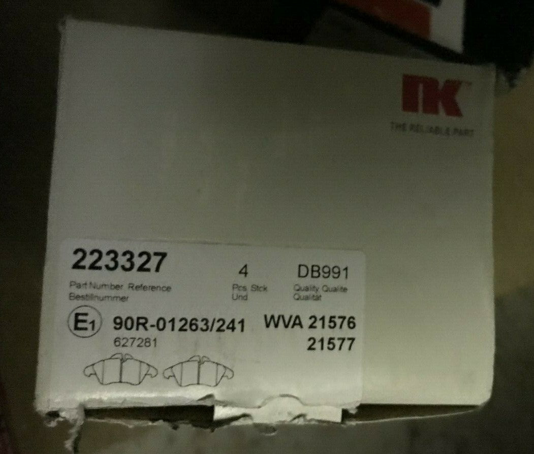 NK 223327 Brake Pad Set fits Mercedes VW Volkswagon