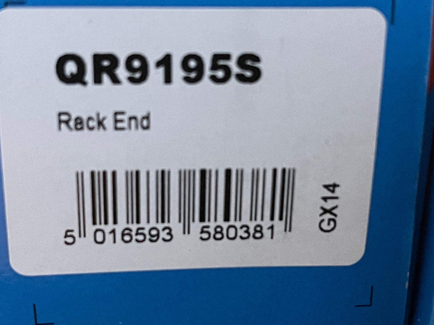 QH QR9195S Tie Rod Inner Rack End fits Honda