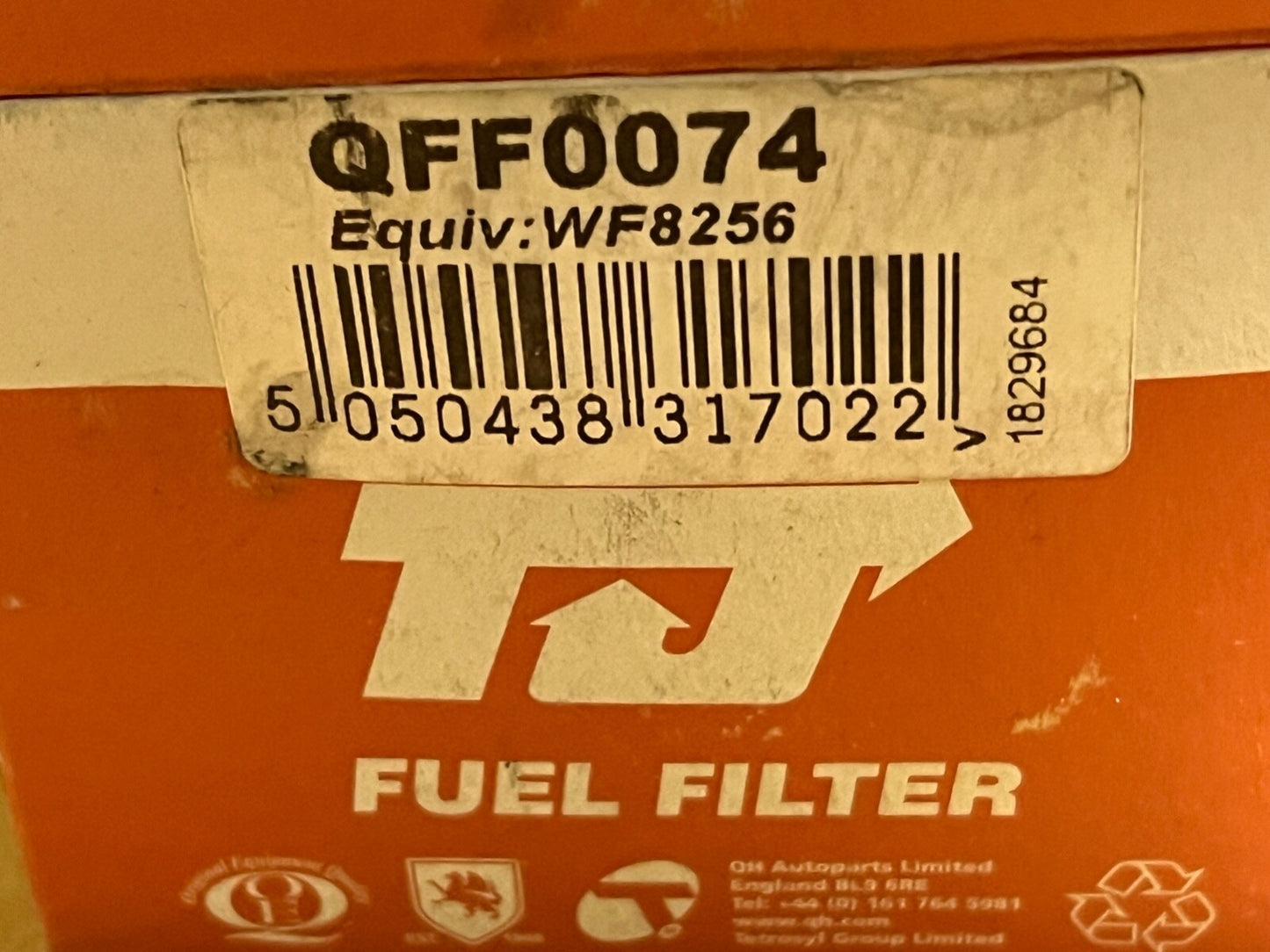 TJ Filters QFF0074 Fuel Filter fits Citroen Fiat Peugeot